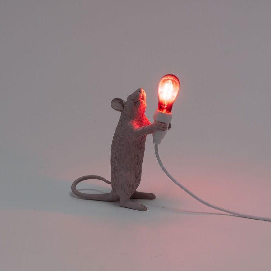 Lampa MOUSE STEP LOVE delikatny róż Seletti    Eye on Design