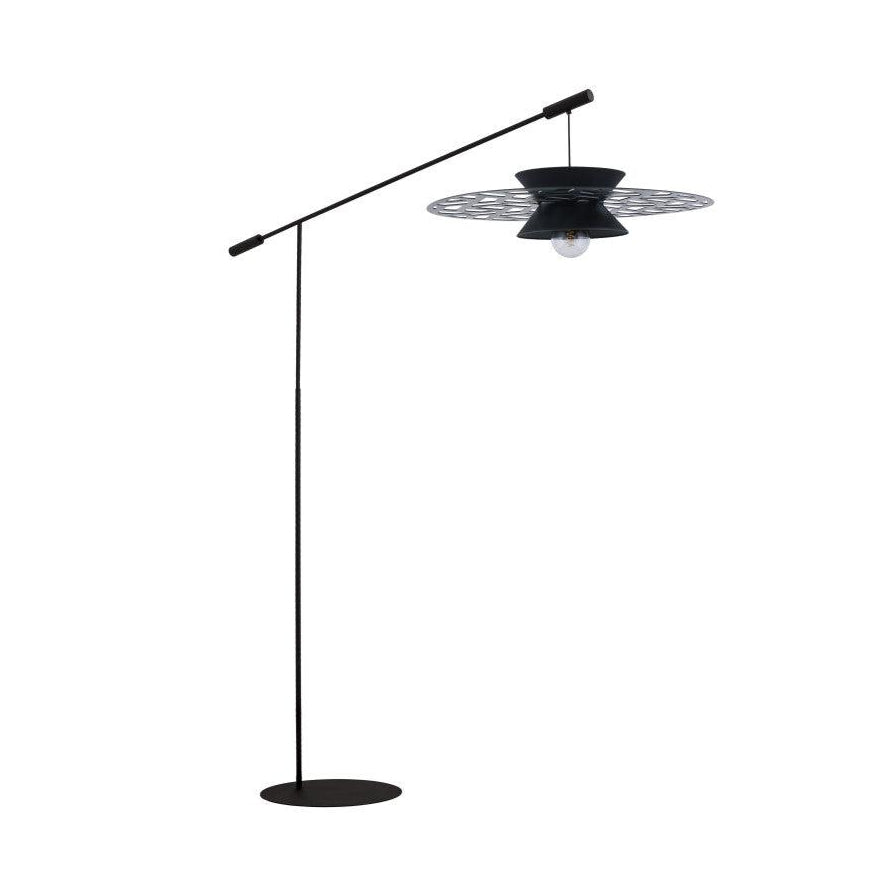 Lampa podłogowa SHADOW czarny flam & Luce    Eye on Design