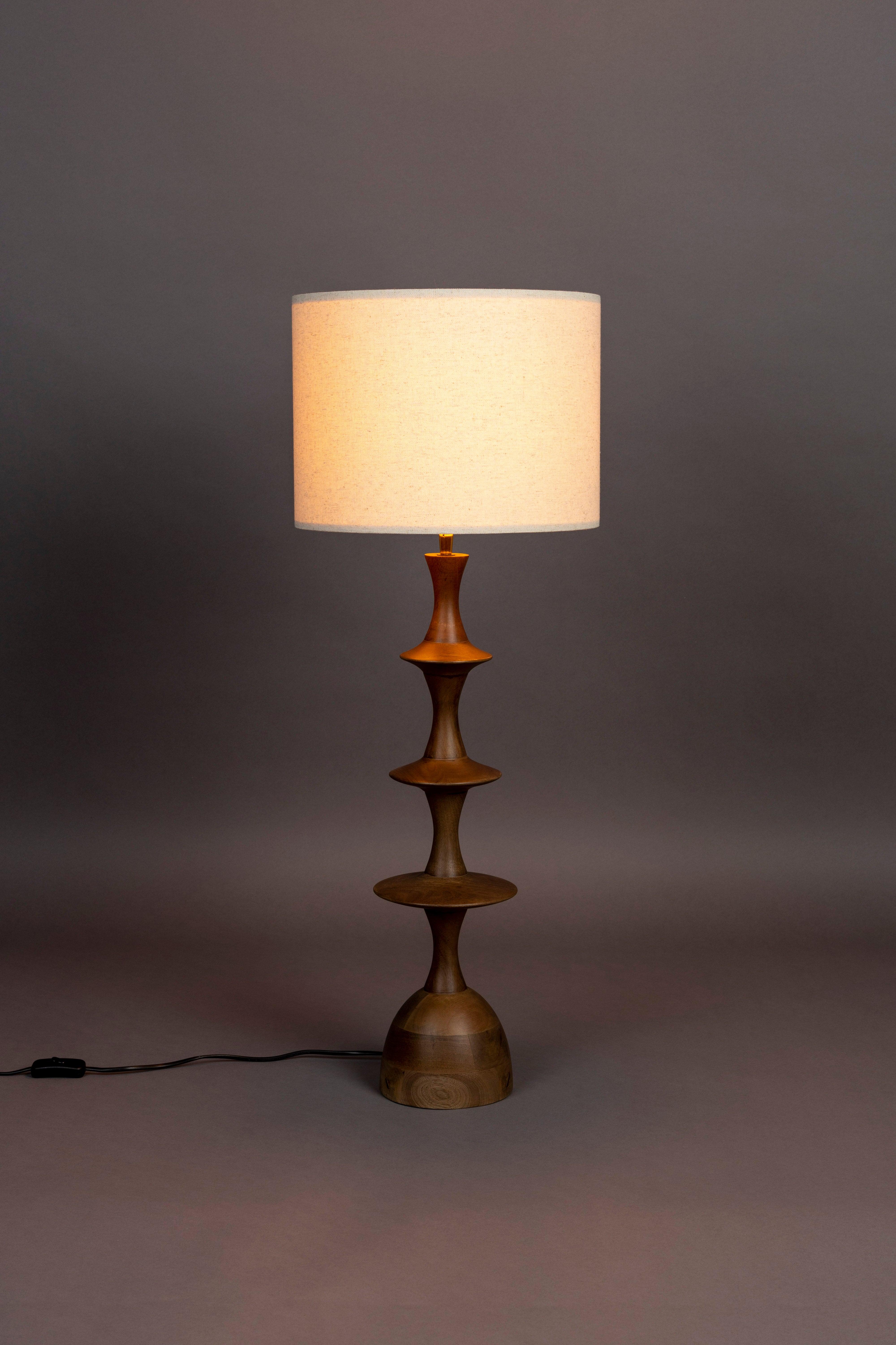 Cath Table Lamp Walnut Dutchbone    Eye on Design