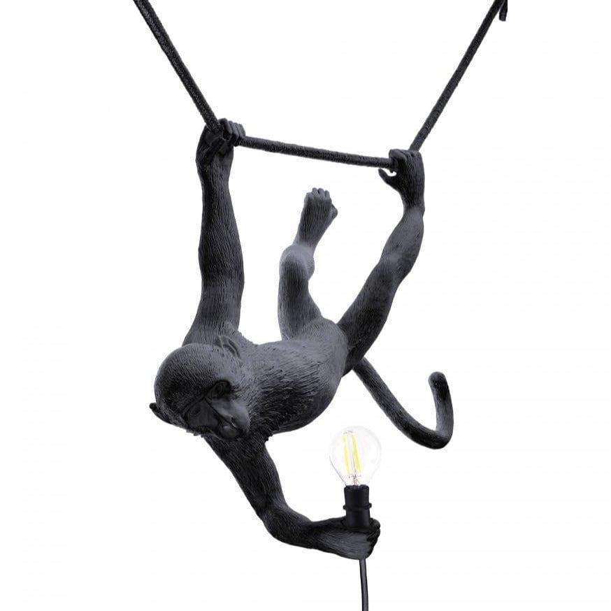 Lampa sufitowa MONKEY SWING czarny Seletti    Eye on Design