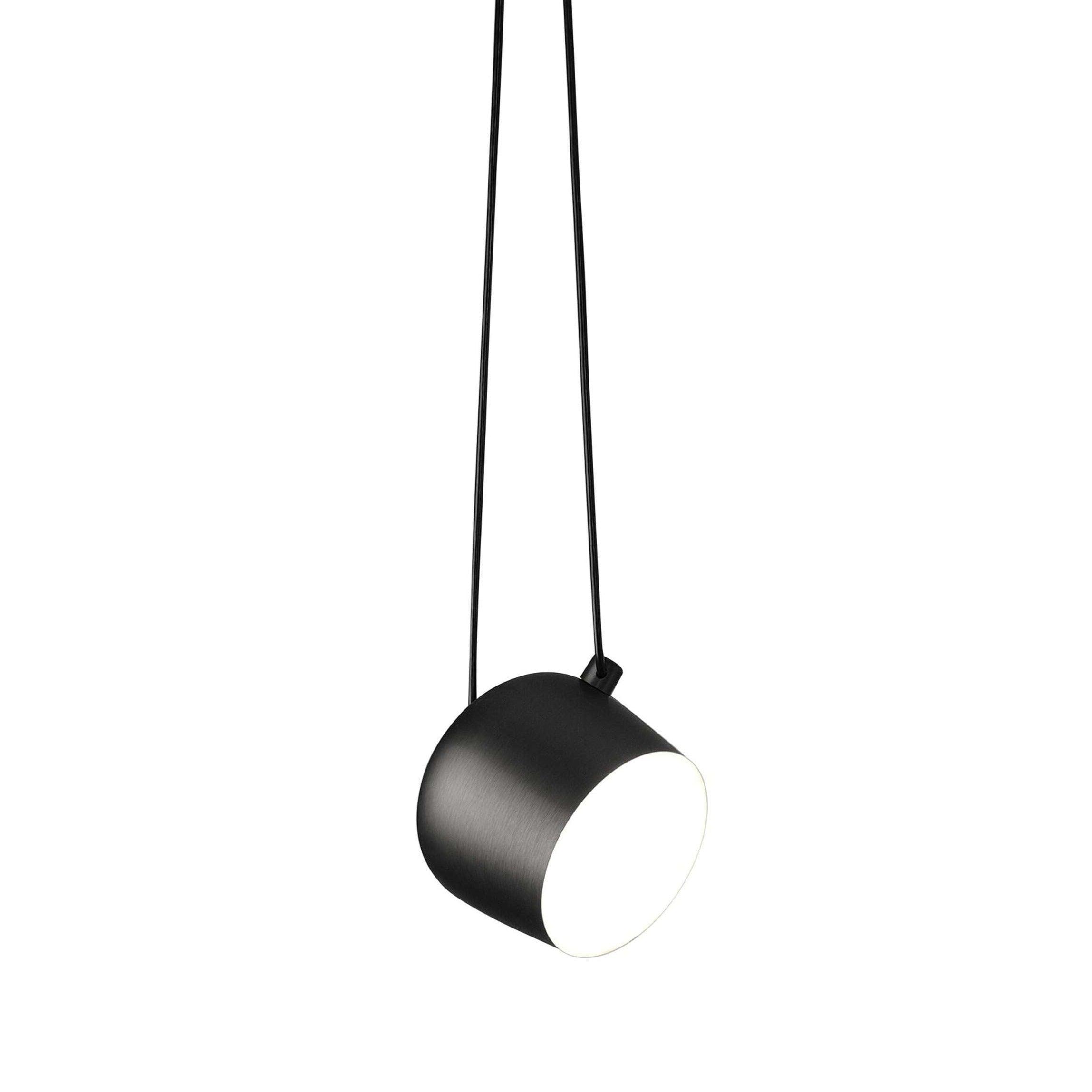 Lampa wisząca AIM czarny Flos M 1  Eye on Design