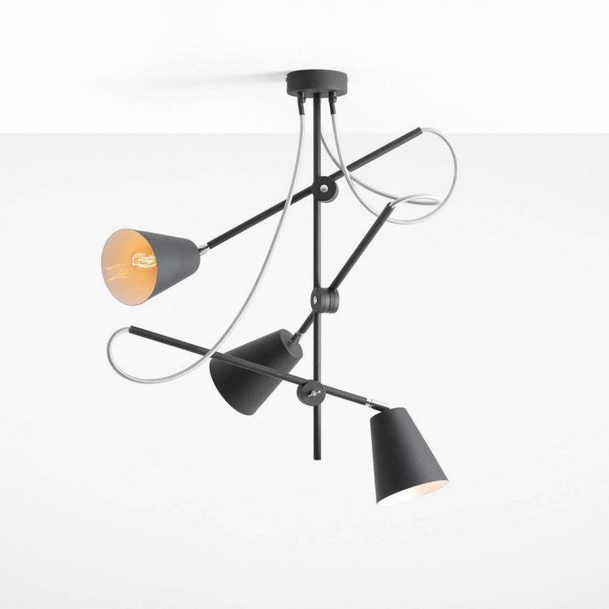 Lampa wisząca ARTE TRIO VERTICAL czarny Artera    Eye on Design