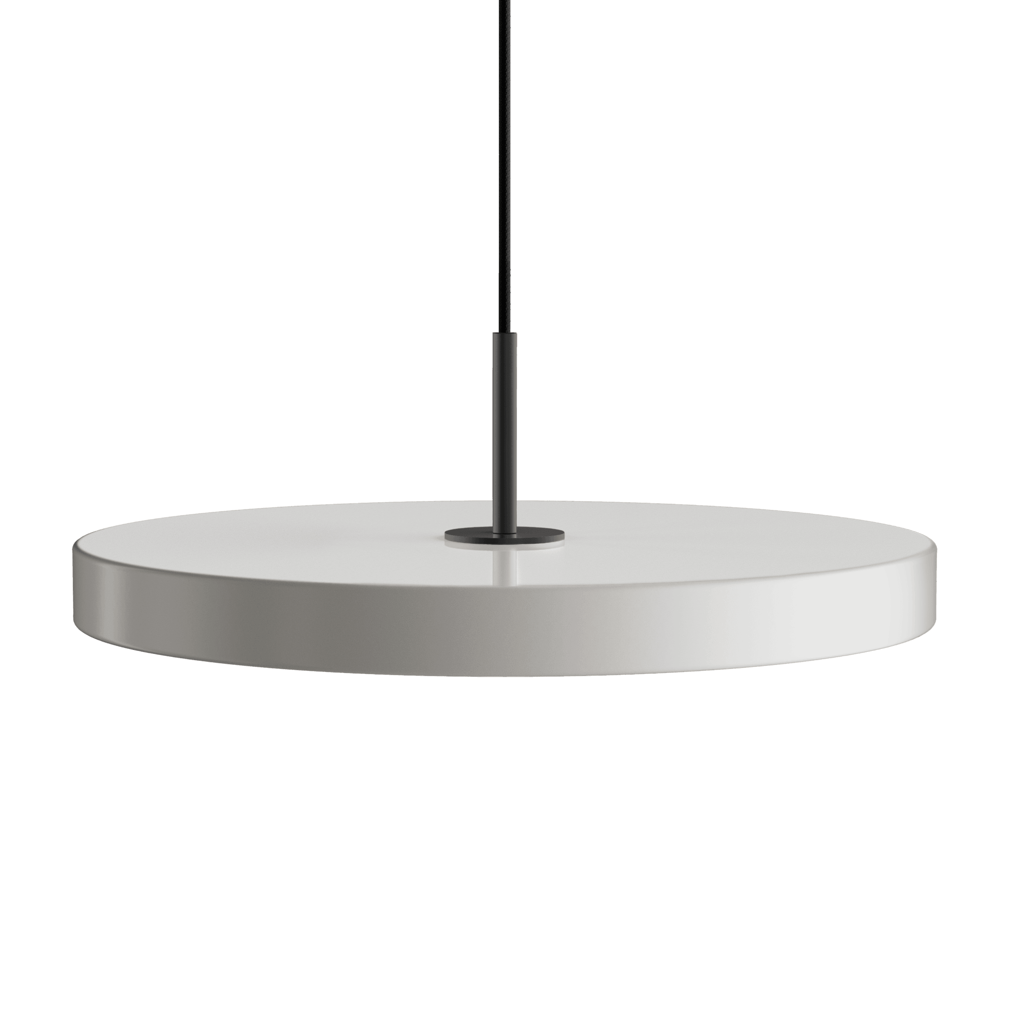 Lampa wisząca ASTERIA jasnoszary UMAGE Ø43 x 4 cm Czarny  Eye on Design