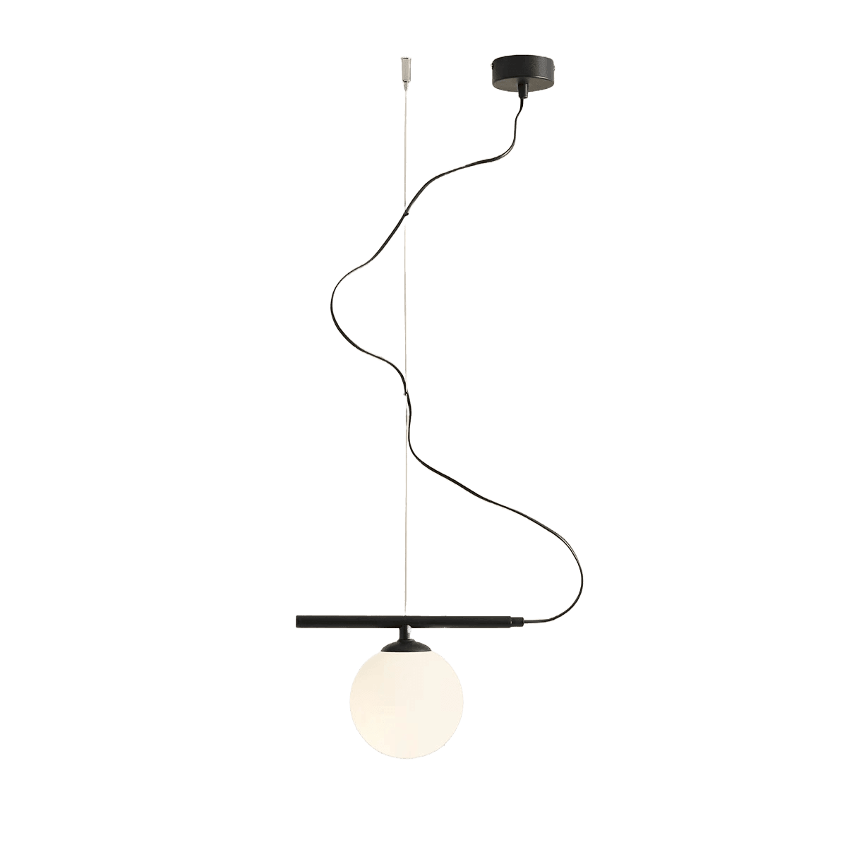 Lampa wisząca BERYL GLASS czarny Artera    Eye on Design