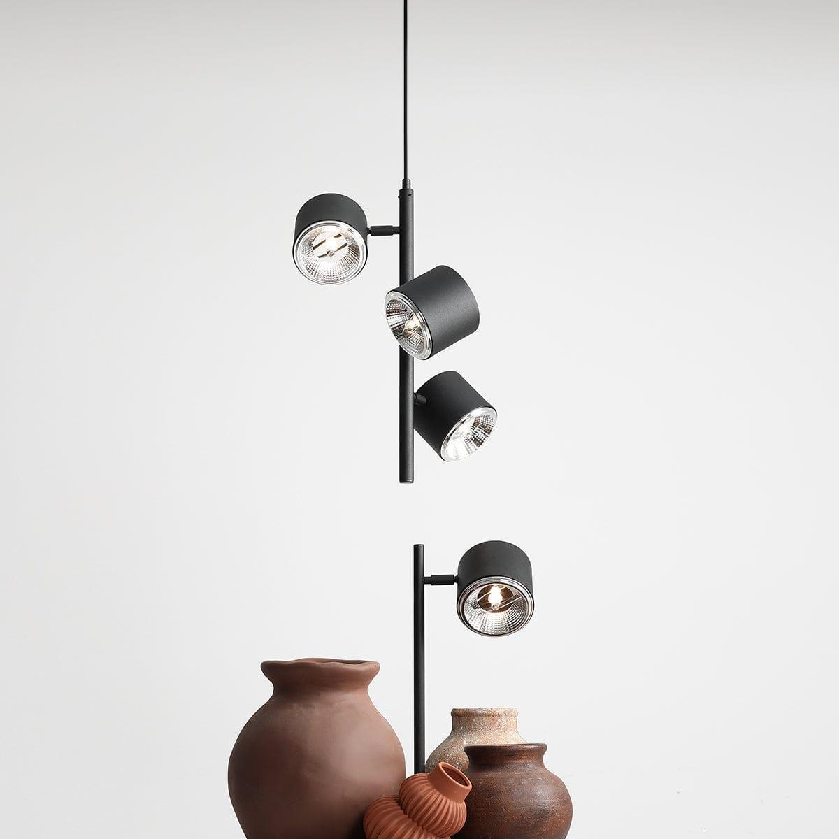 Lampa wisząca BOT TRIO czarny Artera    Eye on Design