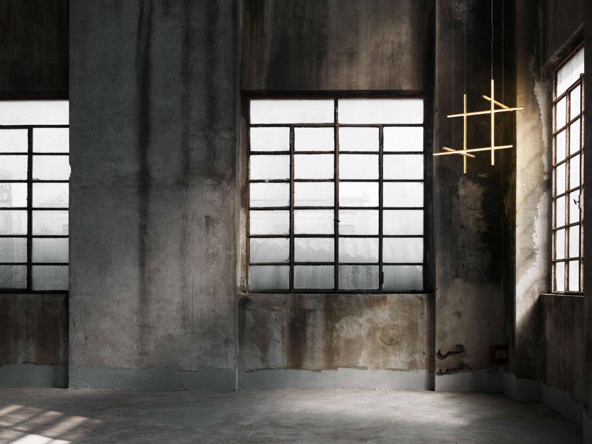 Lampa wisząca COORDINATES 3 srebrny Flos    Eye on Design