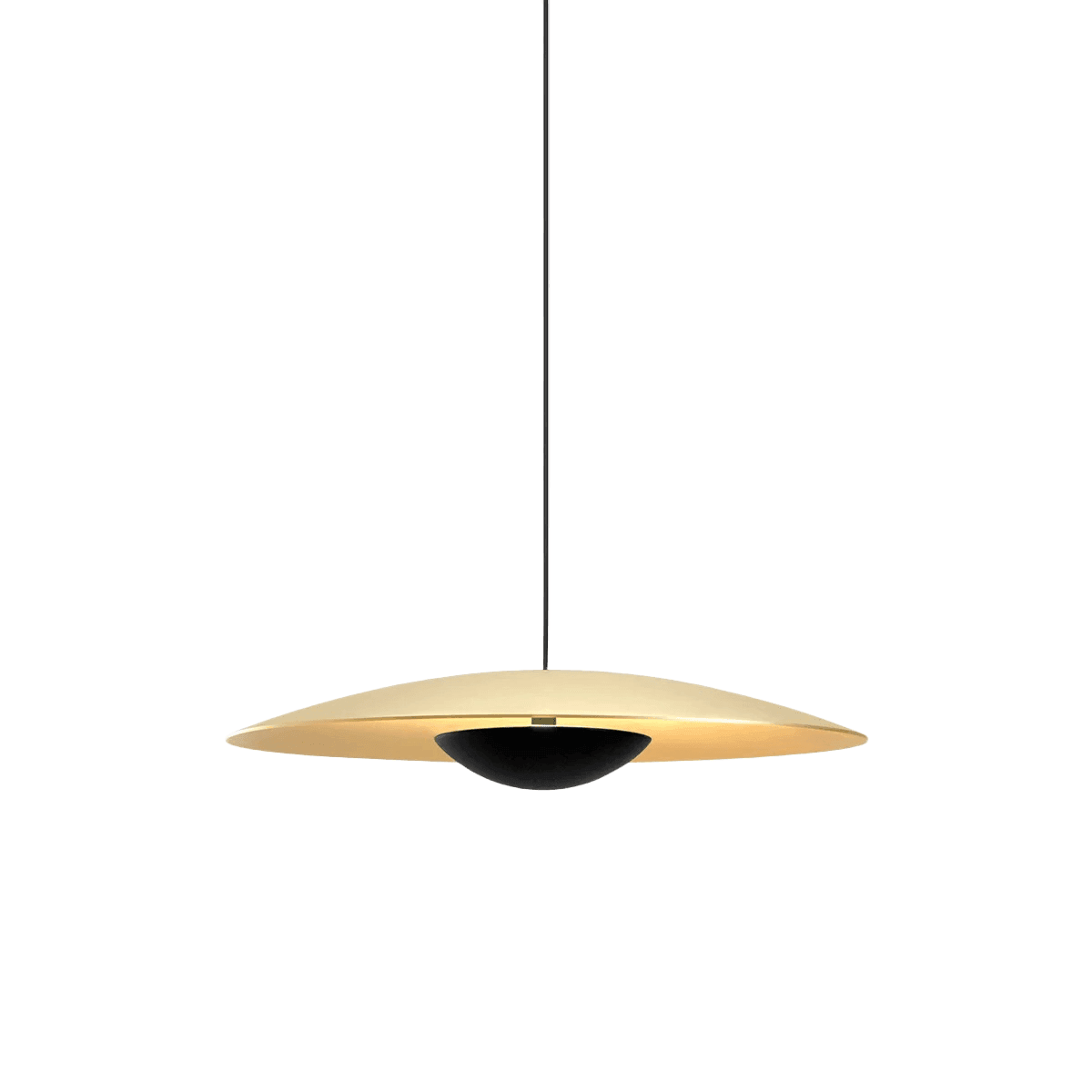 Lampa wisząca GINGER mosiężny Marset 42 cm ze ściemniaczem Triac   Eye on Design