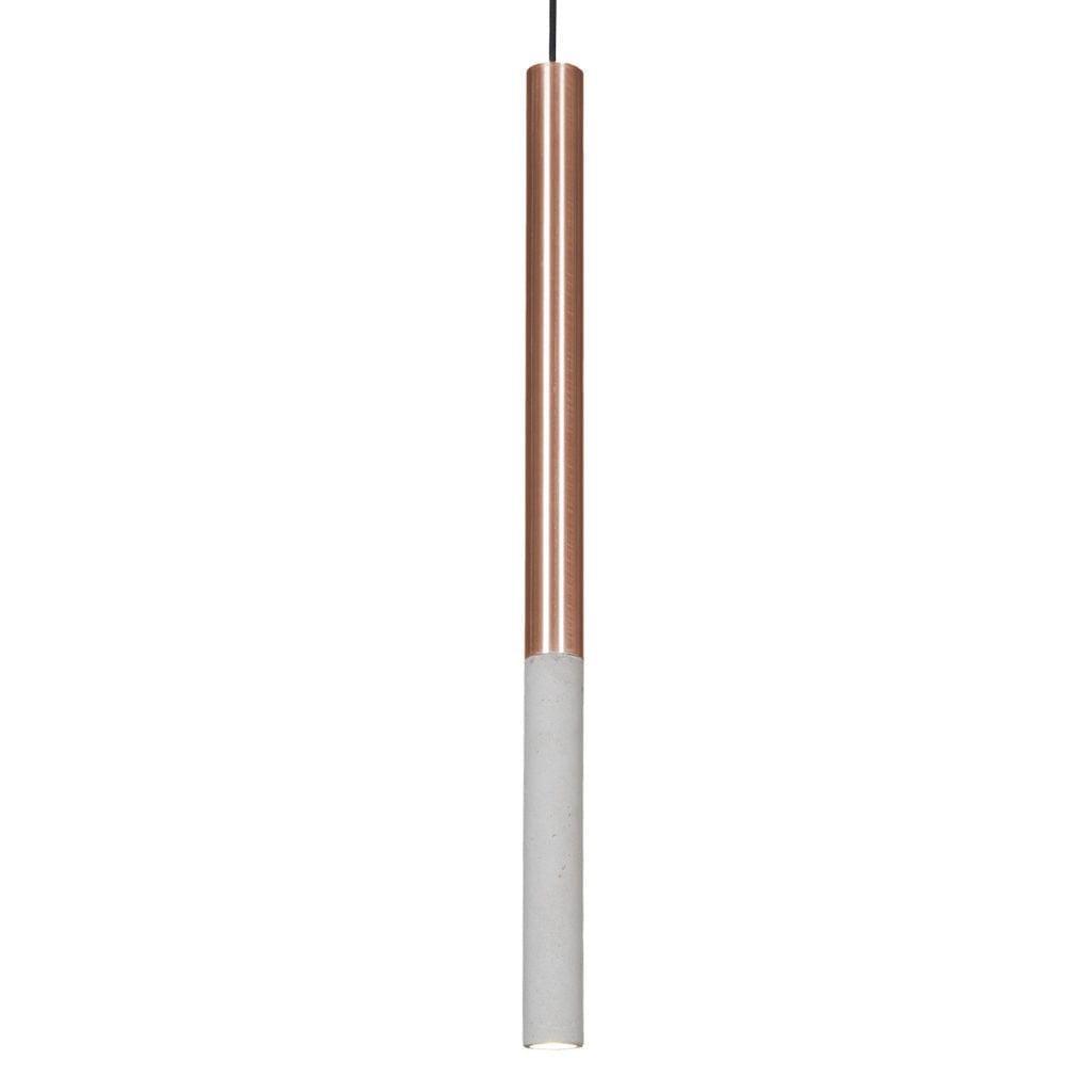 Lampa wisząca KALLA COPPER betonowa Loftlight    Eye on Design