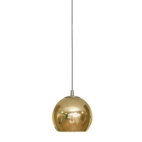 Lampa wisząca KUBRIC satynowy złoty Contardi    Eye on Design