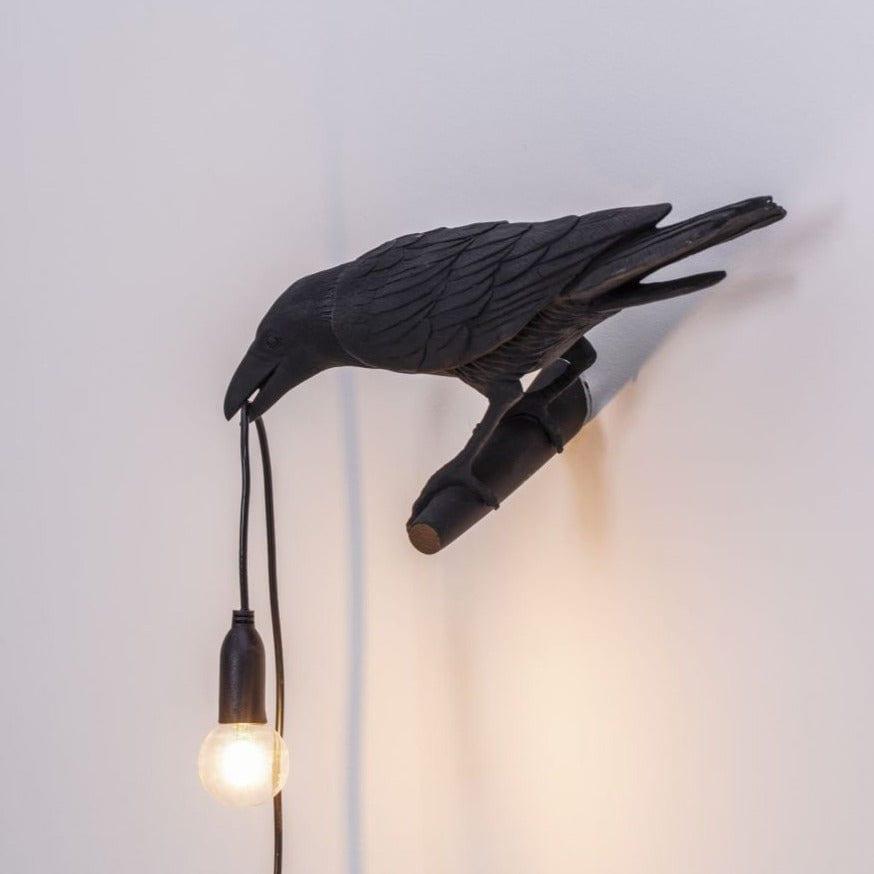 Lampa zewnętrzna BIRD LOOKING LEFT czarny Seletti    Eye on Design