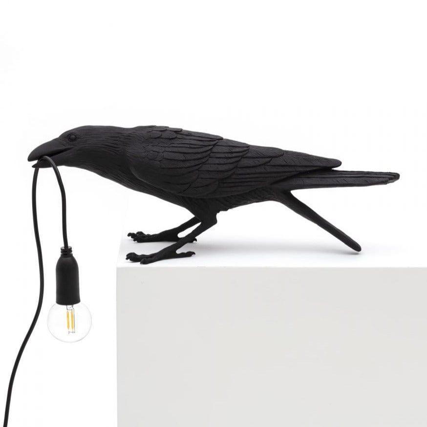 Lampa zewnętrzna BIRD PLAYING czarny Seletti    Eye on Design