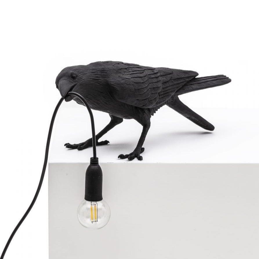 Lampa zewnętrzna BIRD PLAYING czarny Seletti    Eye on Design