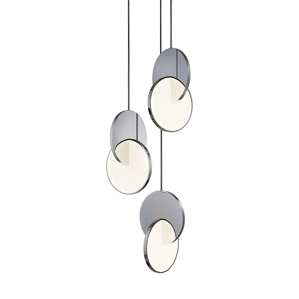 ECLIPSE 3-Point Chrome Pendant Light