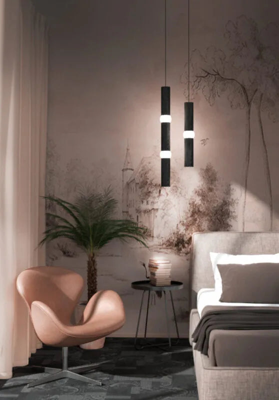 LIGHTBONE pendant lamp black oak