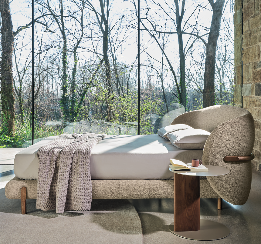 OLEANDRO upholstered bed