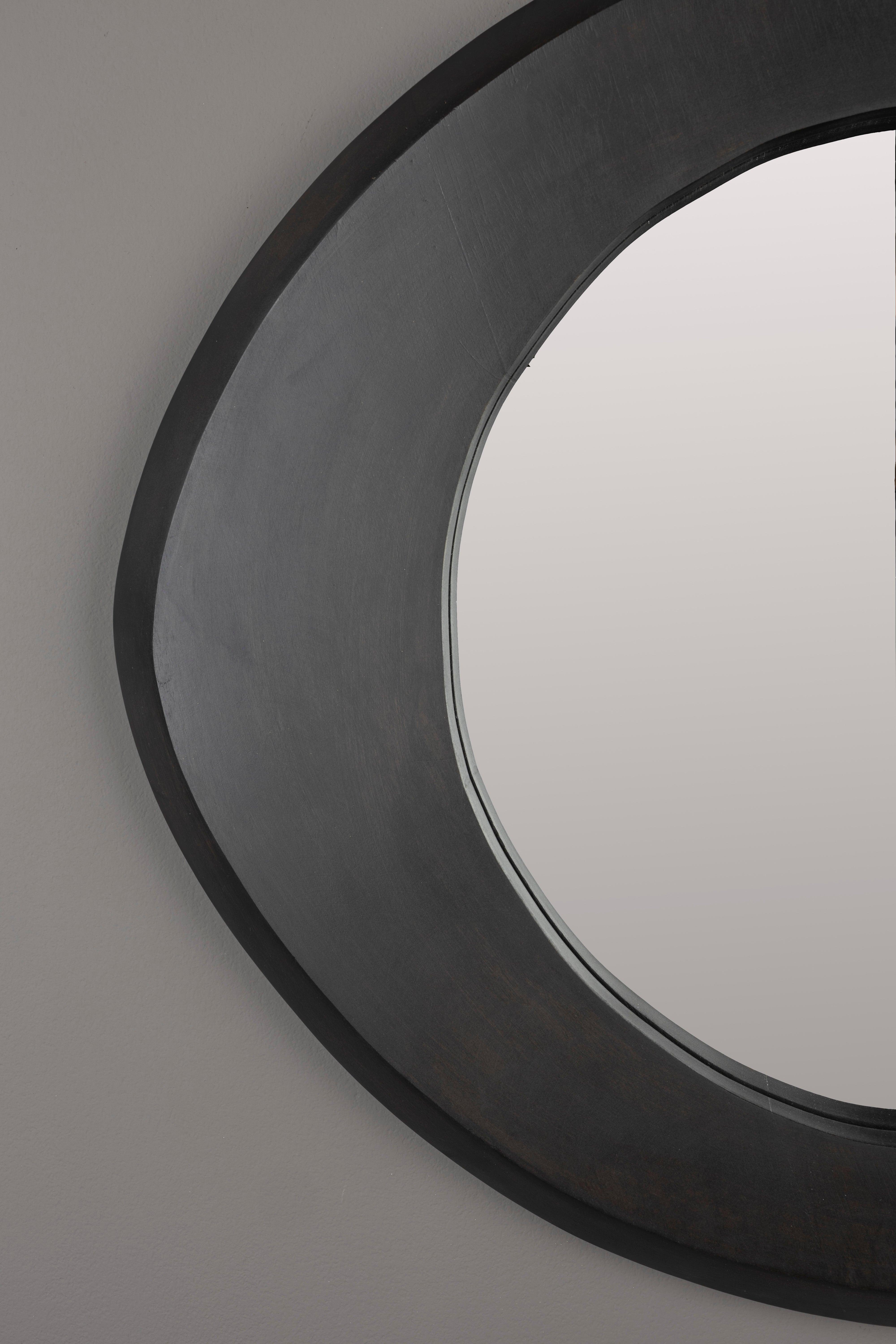 Aren Mirror Wood Black S Dutchbone    Eye on Design