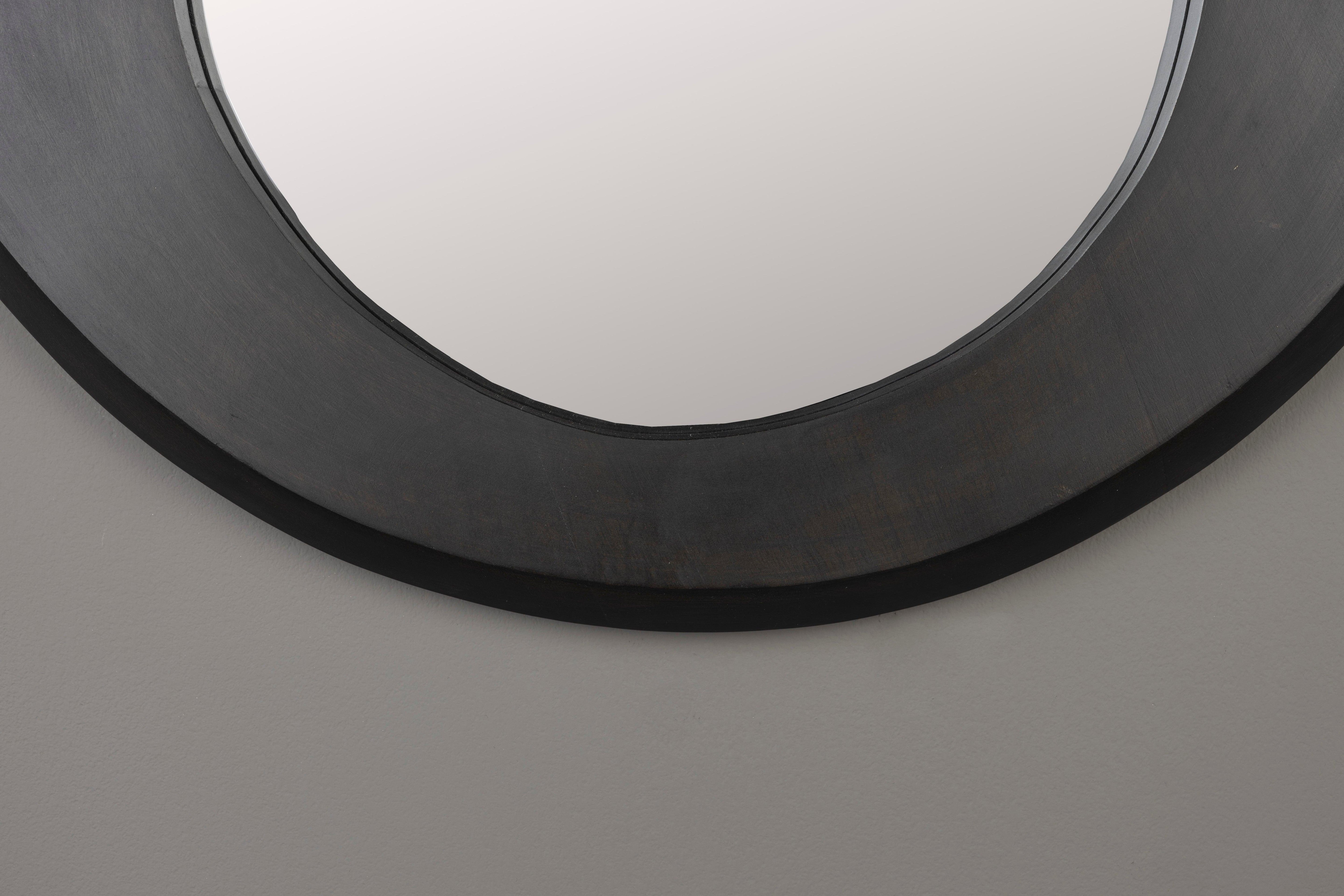 Aren Mirror Wood Black S Dutchbone    Eye on Design