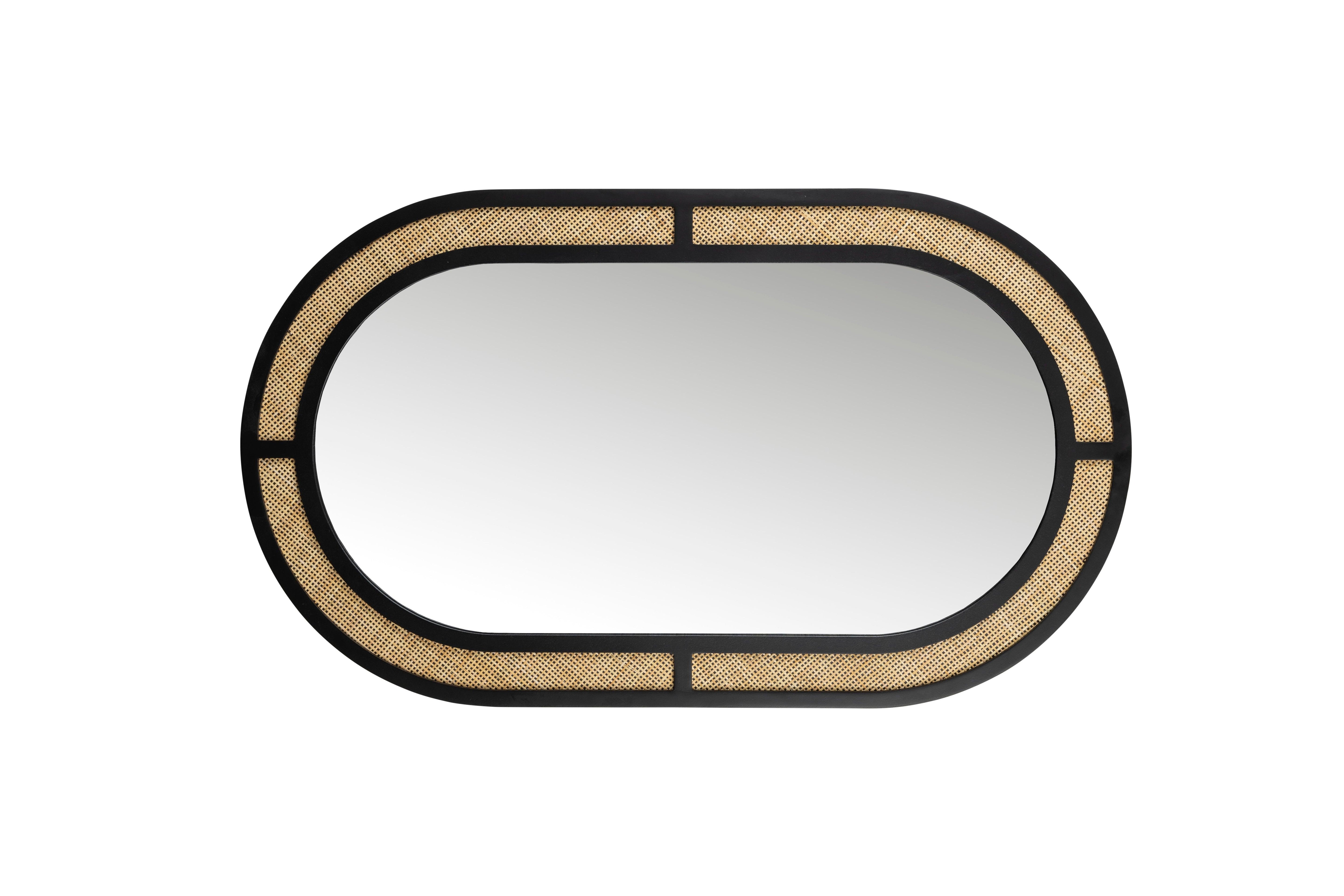 Mirror Aida Oval White Label Living    Eye on Design