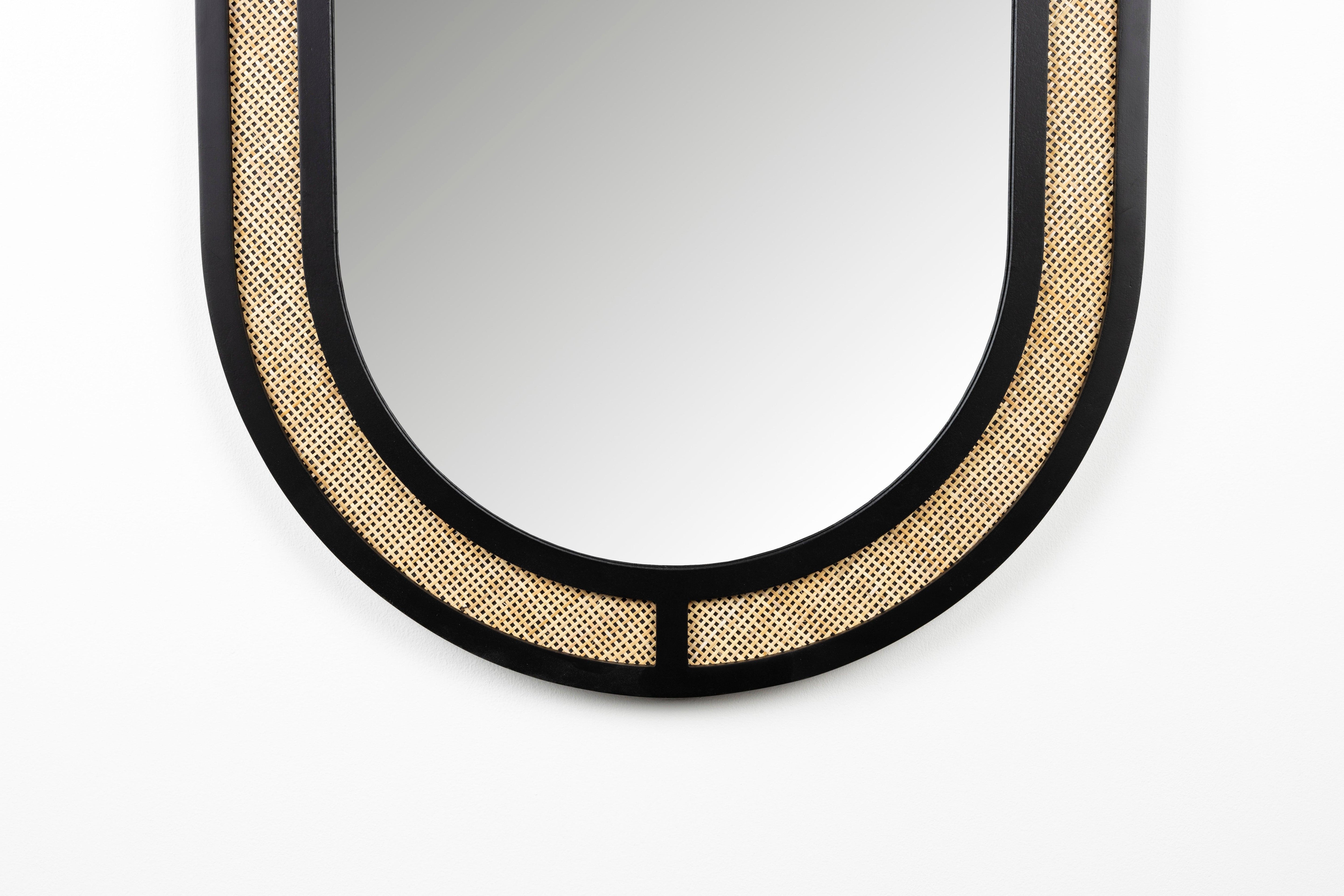 Mirror Aida Oval White Label Living    Eye on Design