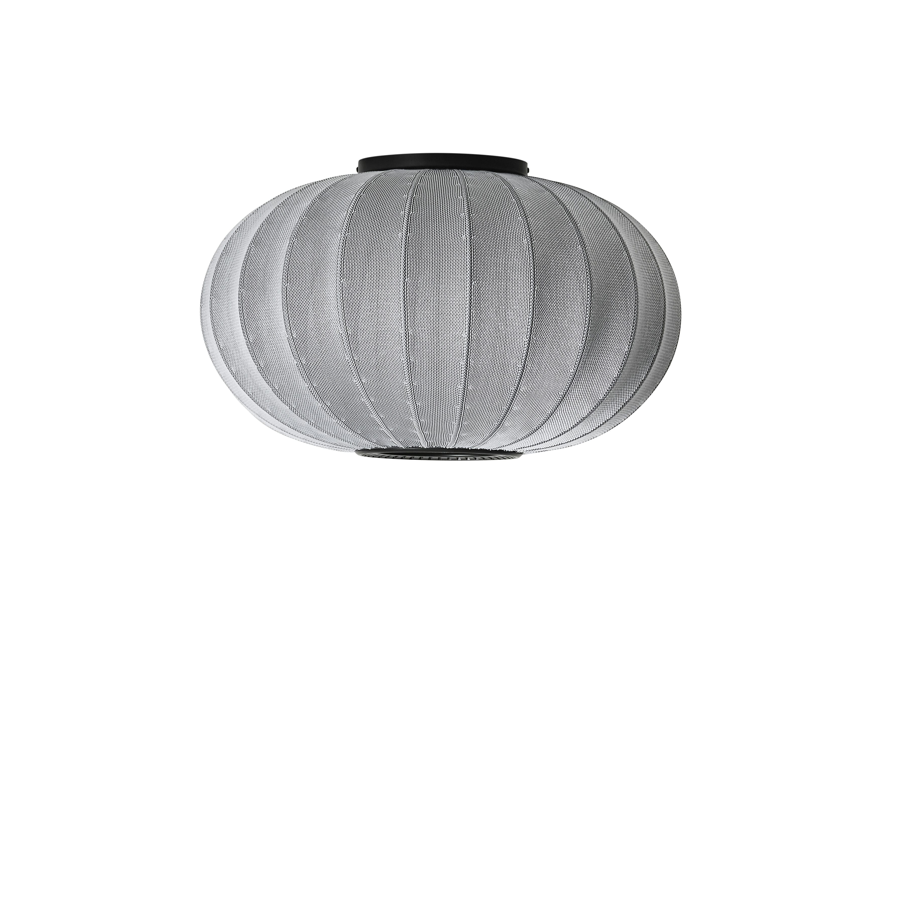 Ceiling lamp Knit-Wit oval gray