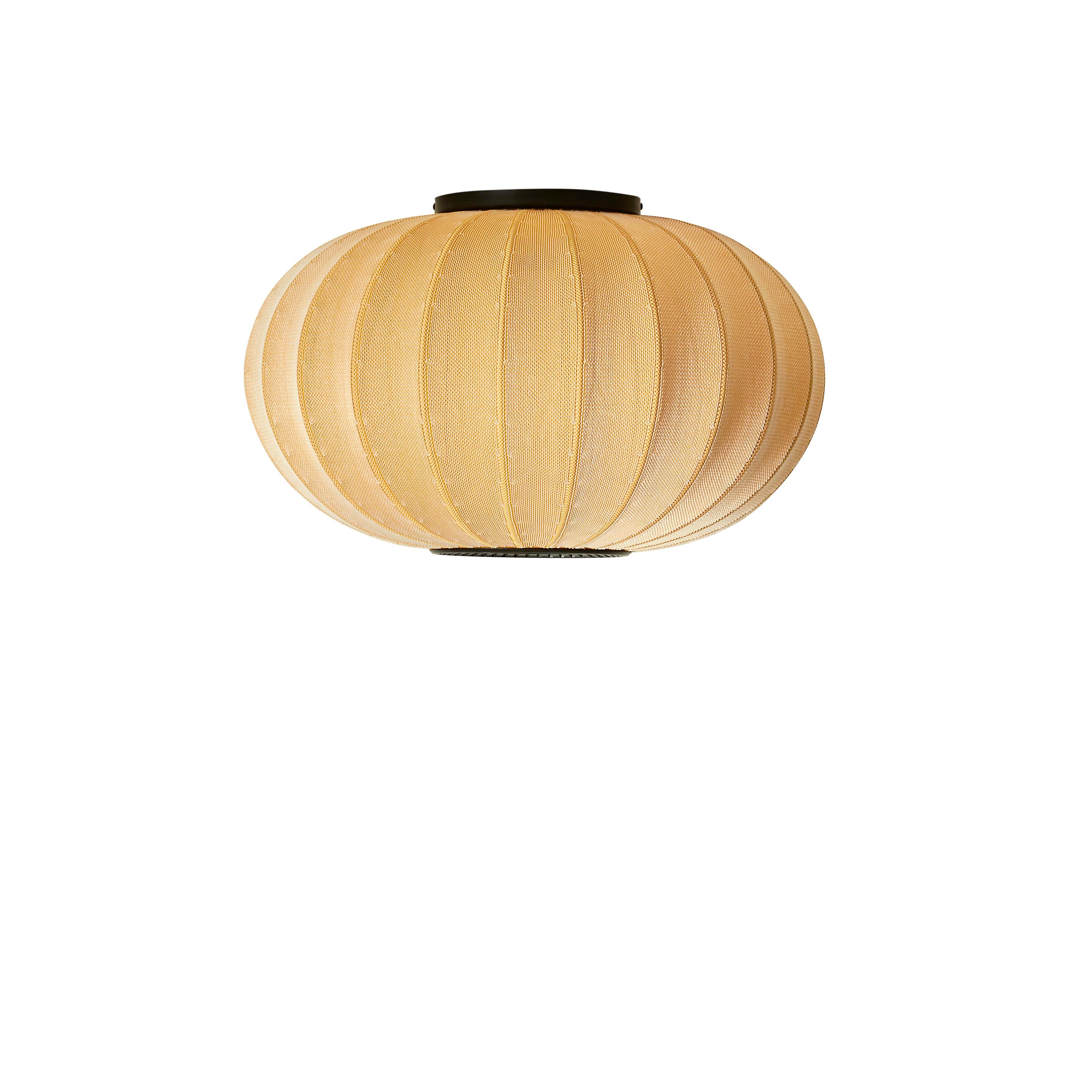 Knit-Wit Oval ceiling lamp yellow