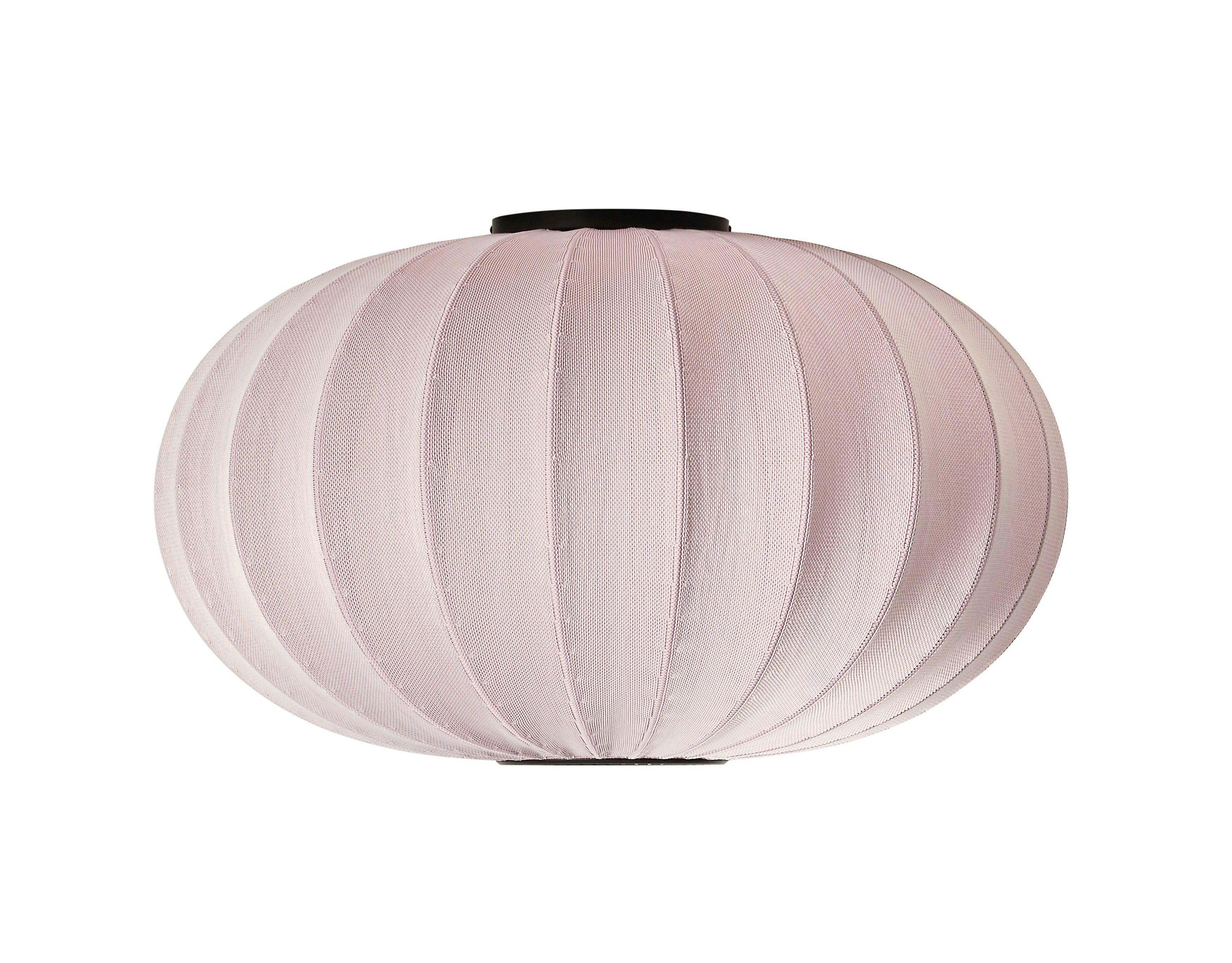 Knit-Wit Oval ceiling lamp: light pink