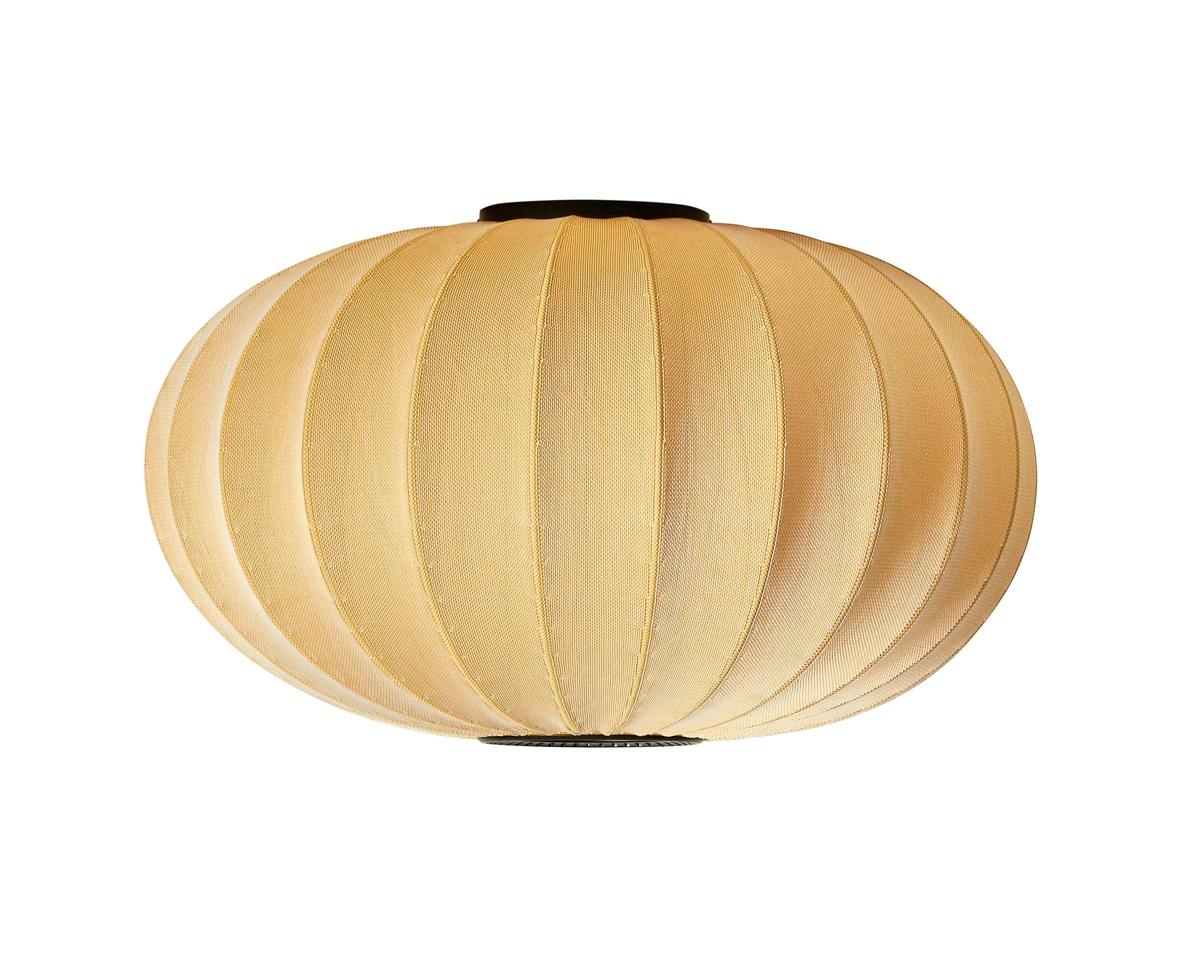 Knit-Wit Oval ceiling lamp yellow