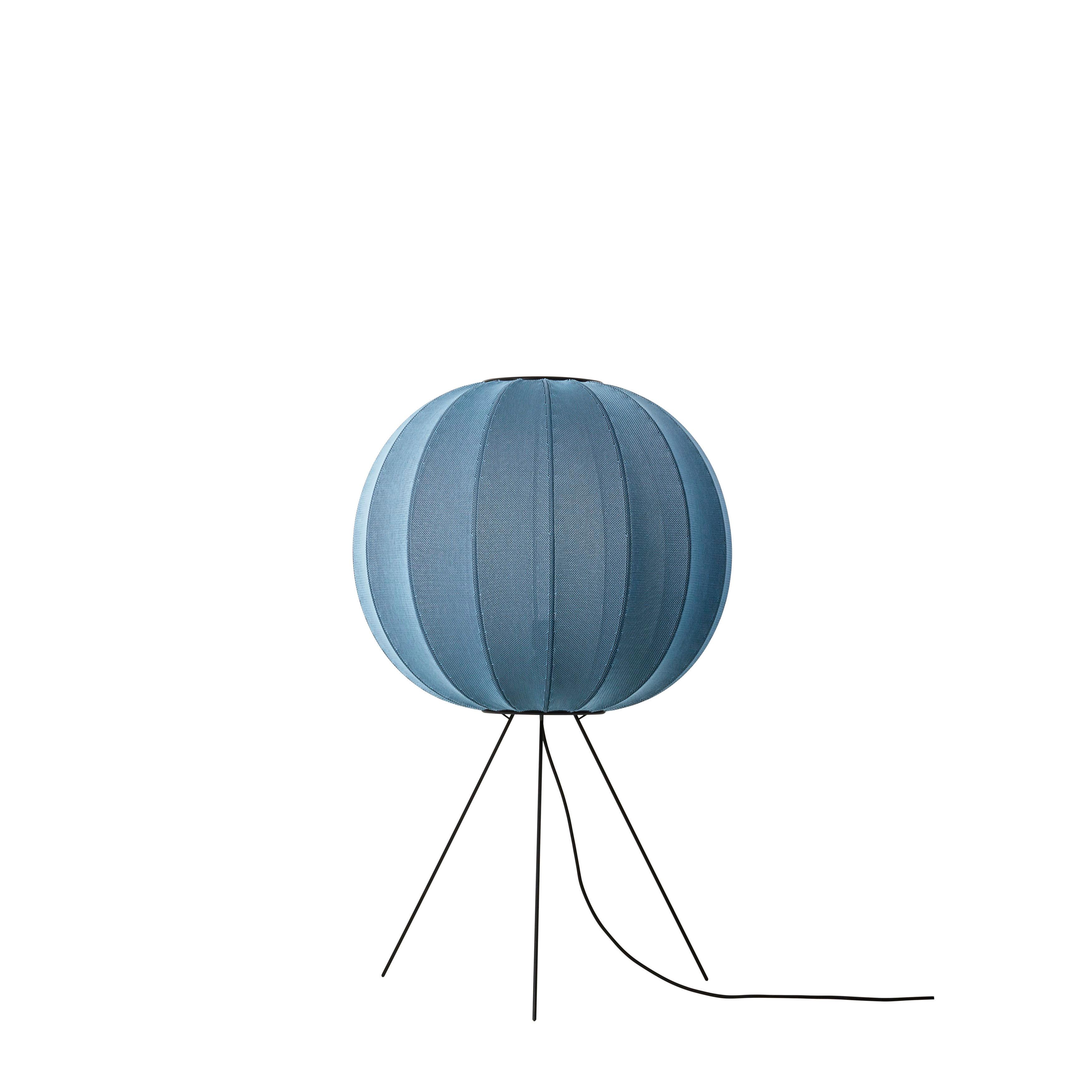 Low Knit-Wit floor lamp blue