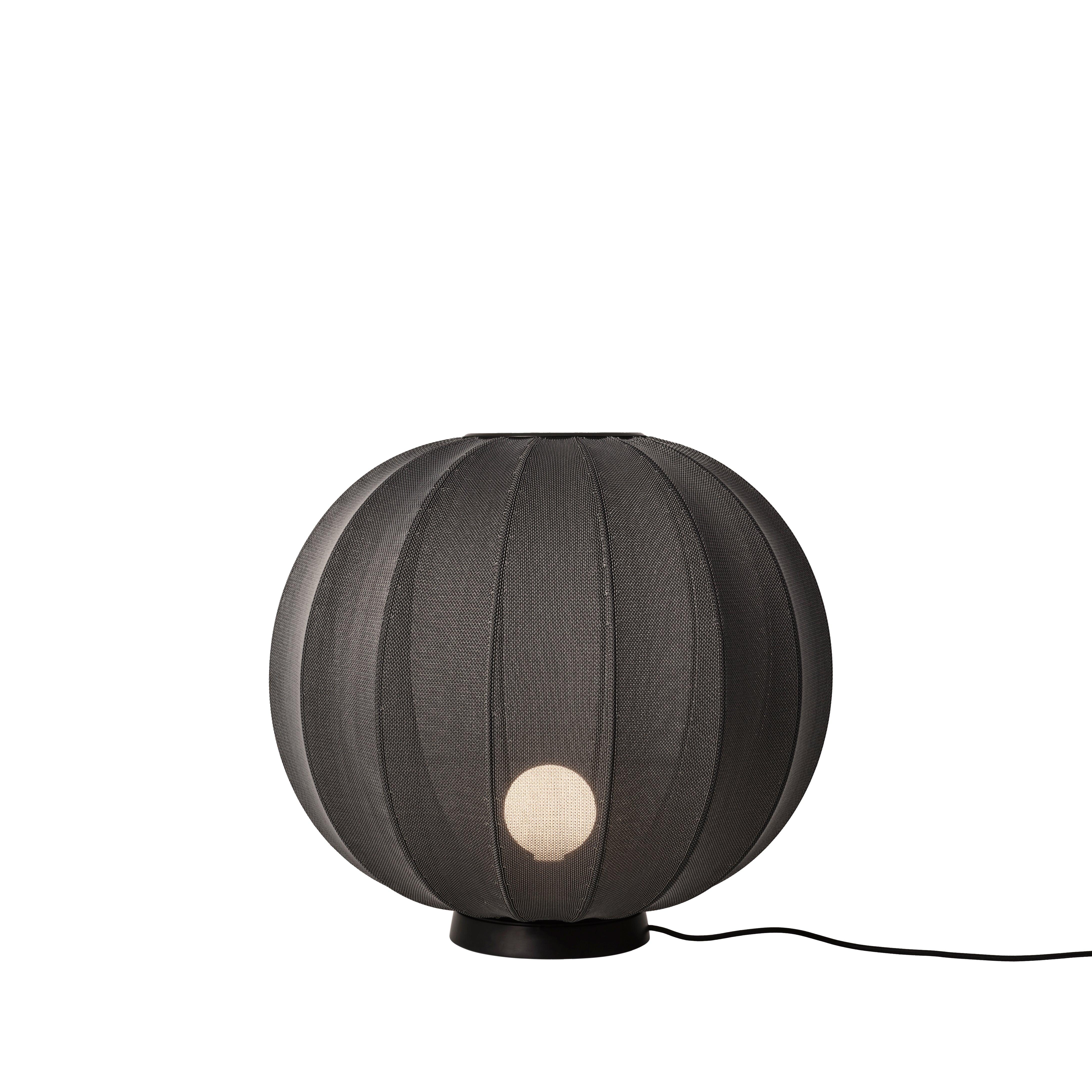 Low Knit-Wit Level Black Floor Lamp