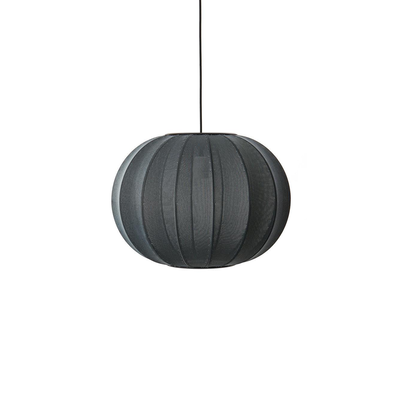 Knit-Wit Round hanging lamp black