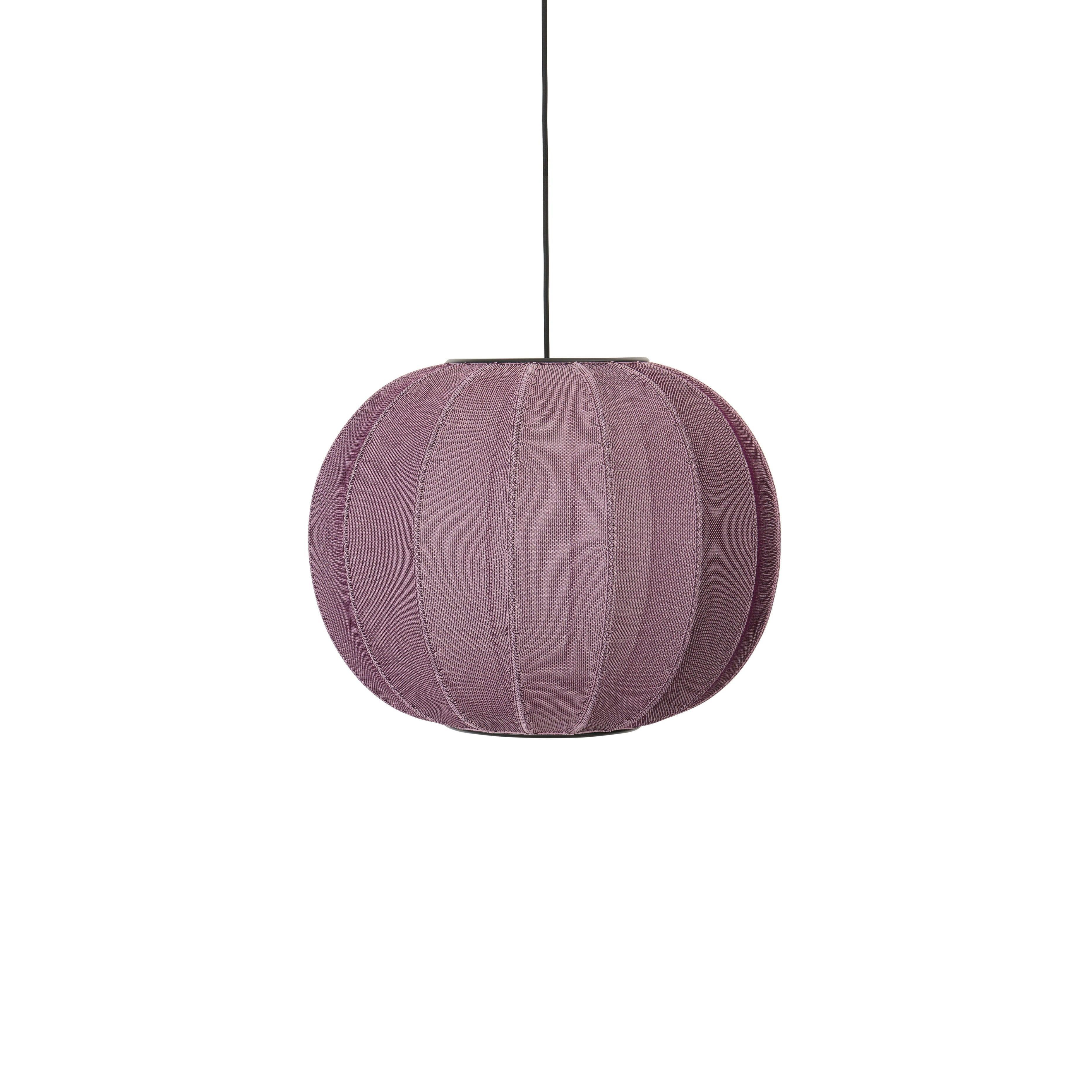 Knit-Wit Burgundy hanging lamp
