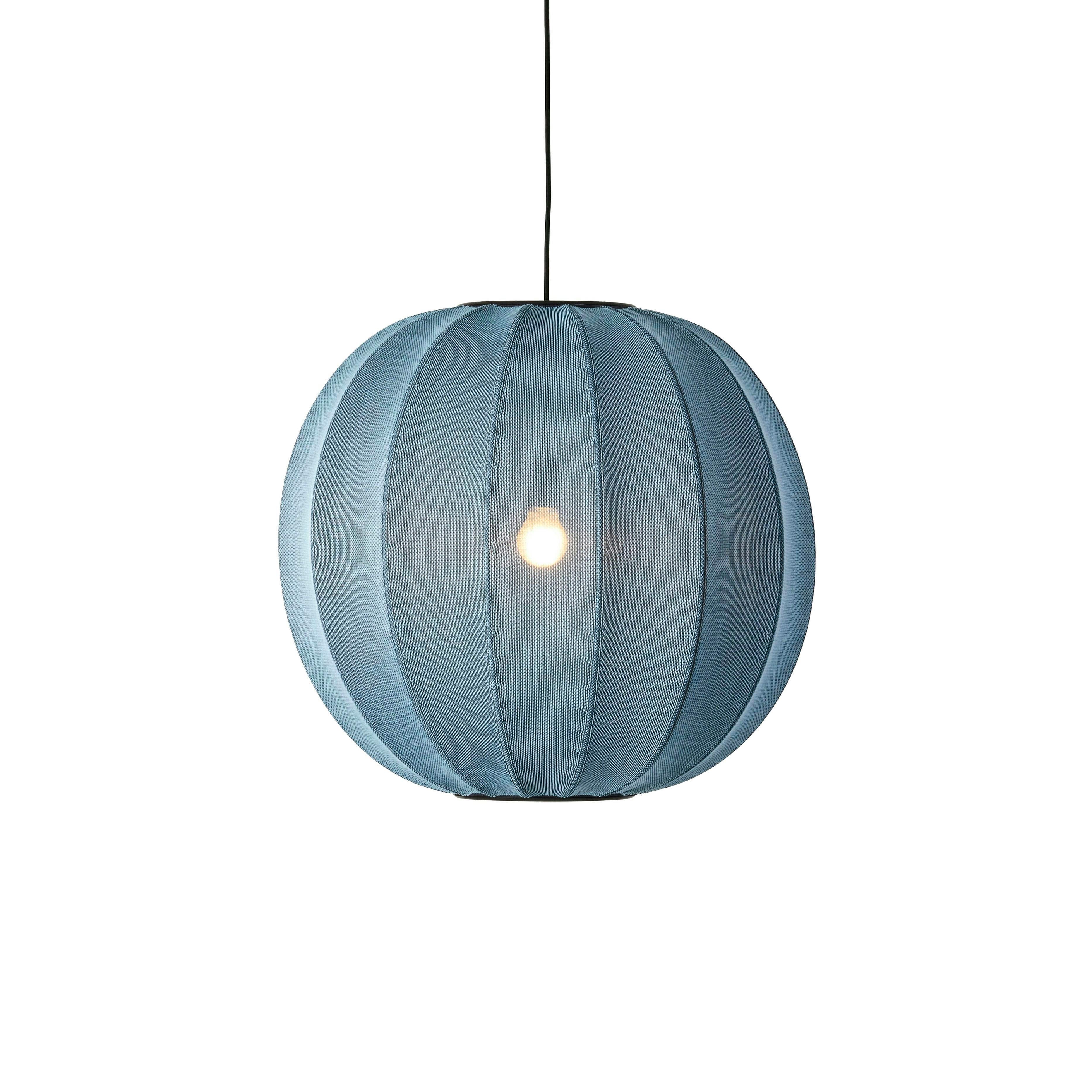 Knit-Wit Round Blue hanging lamp