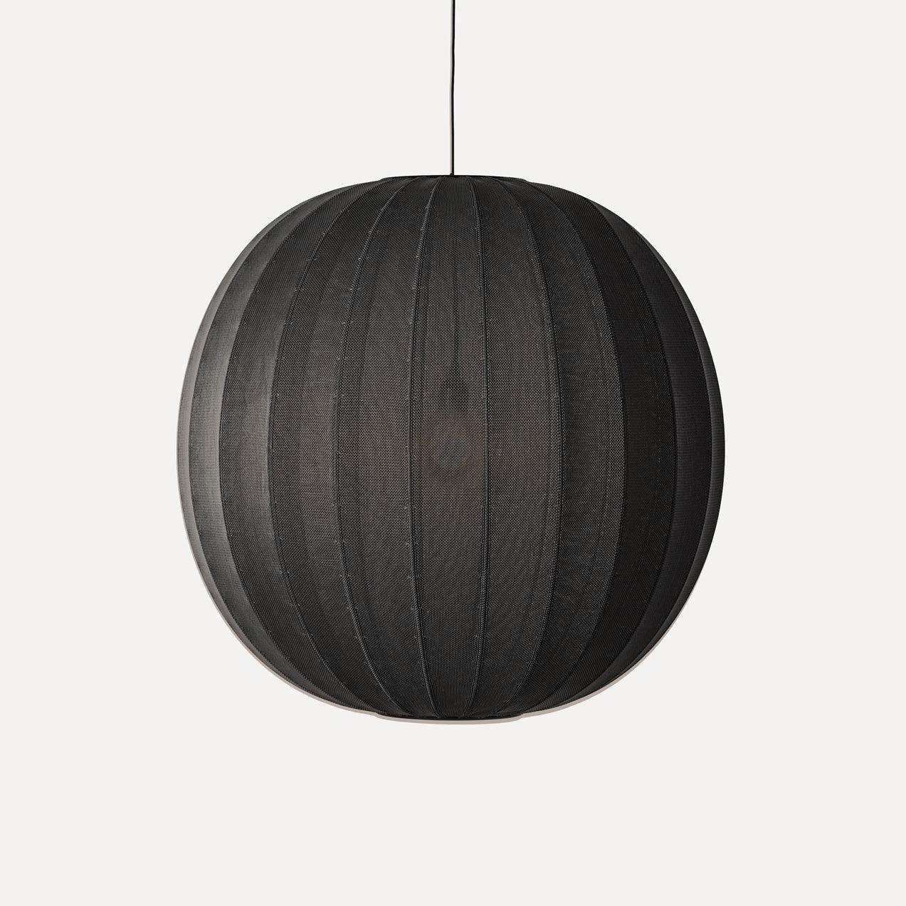 Knit-Wit Round hanging lamp black