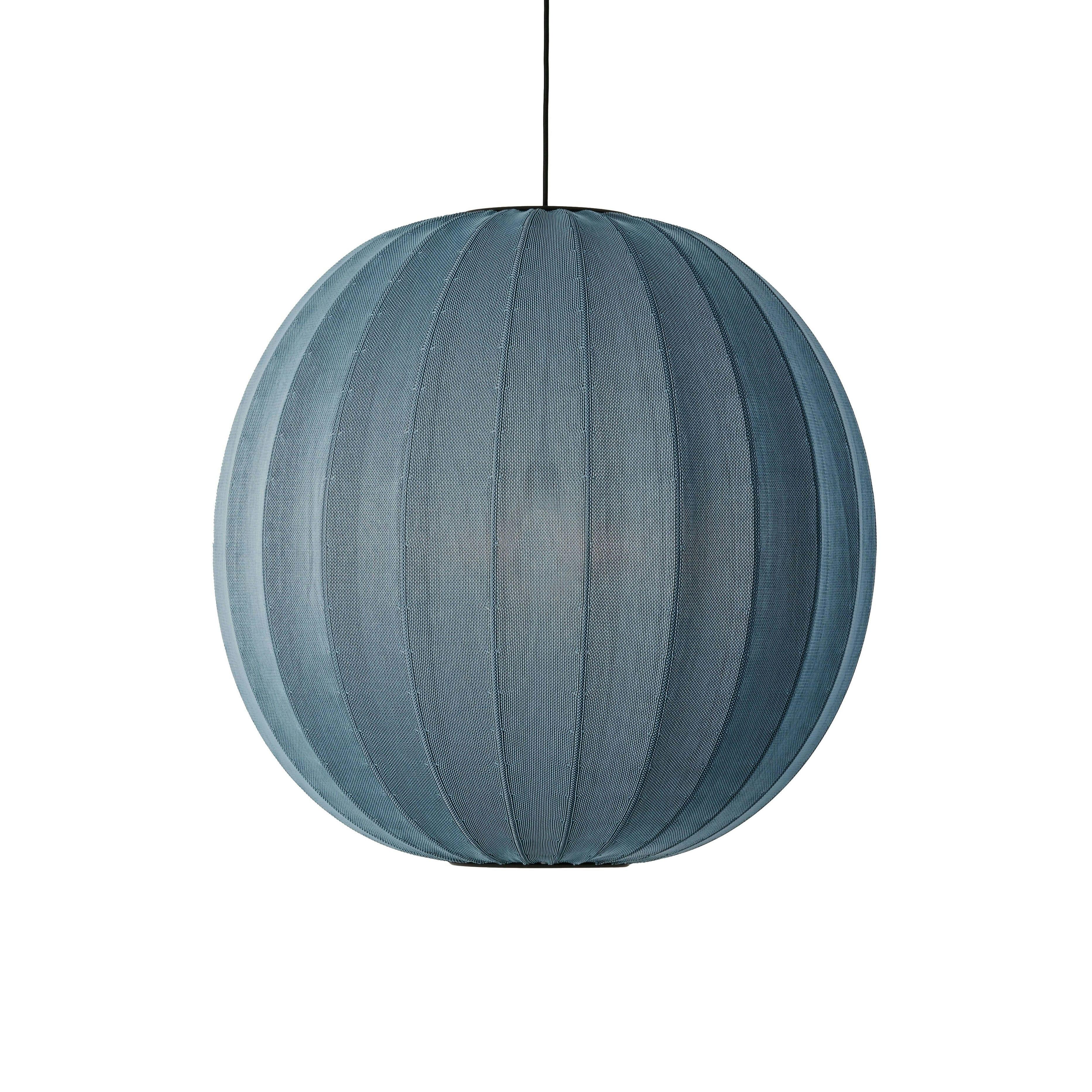 Knit-Wit Round Blue hanging lamp