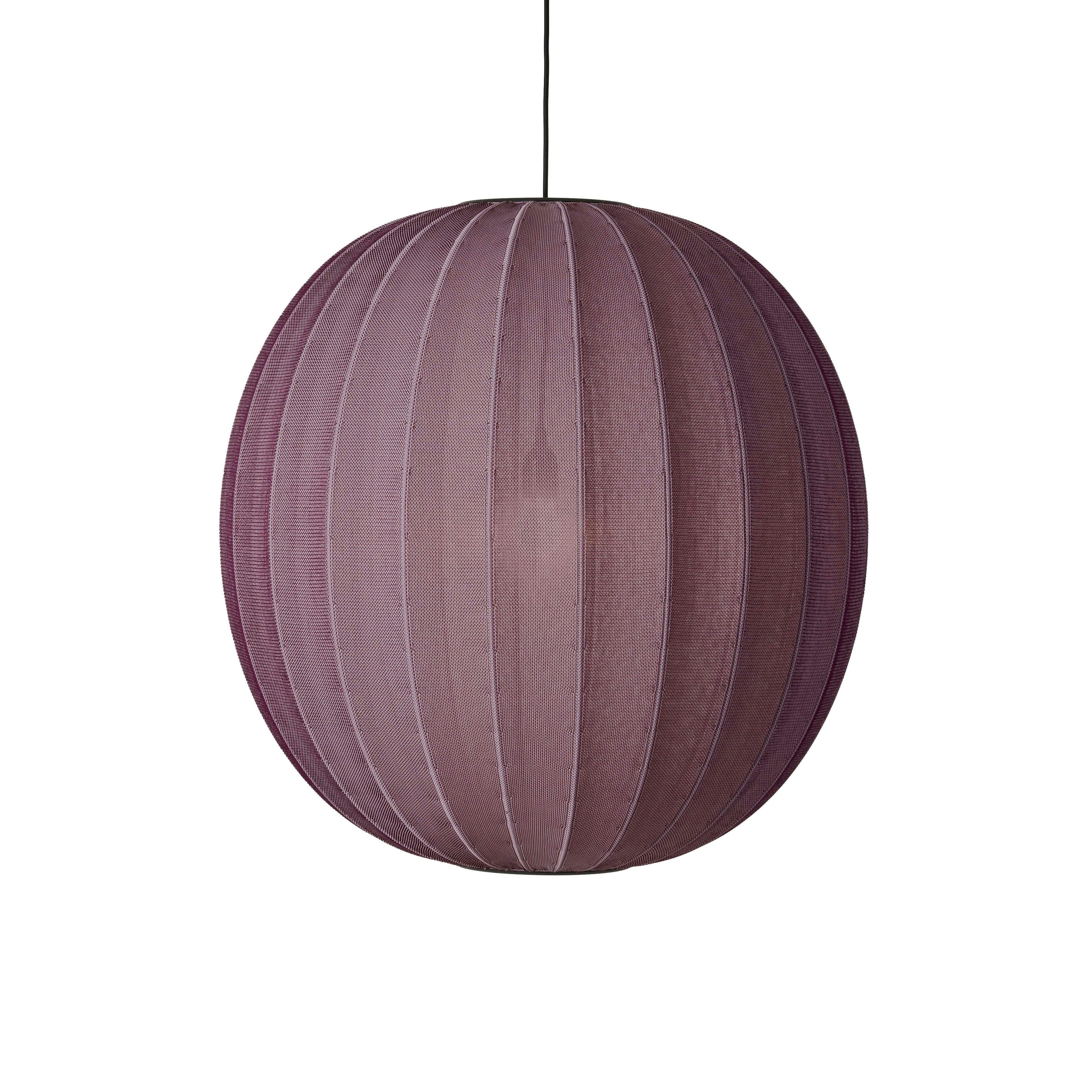 Knit-Wit Burgundy hanging lamp