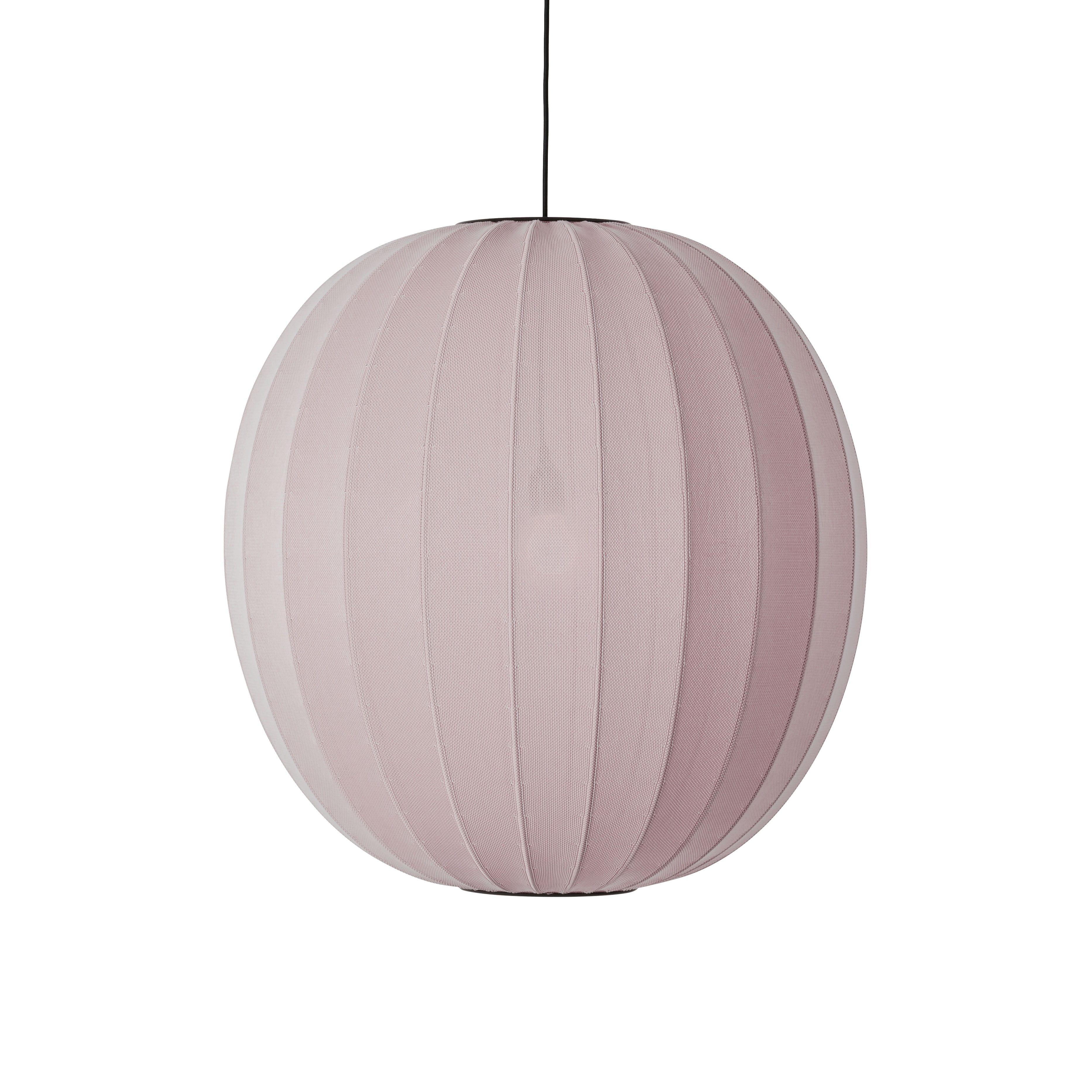 Knit-Wit Round hanging lamp light pink