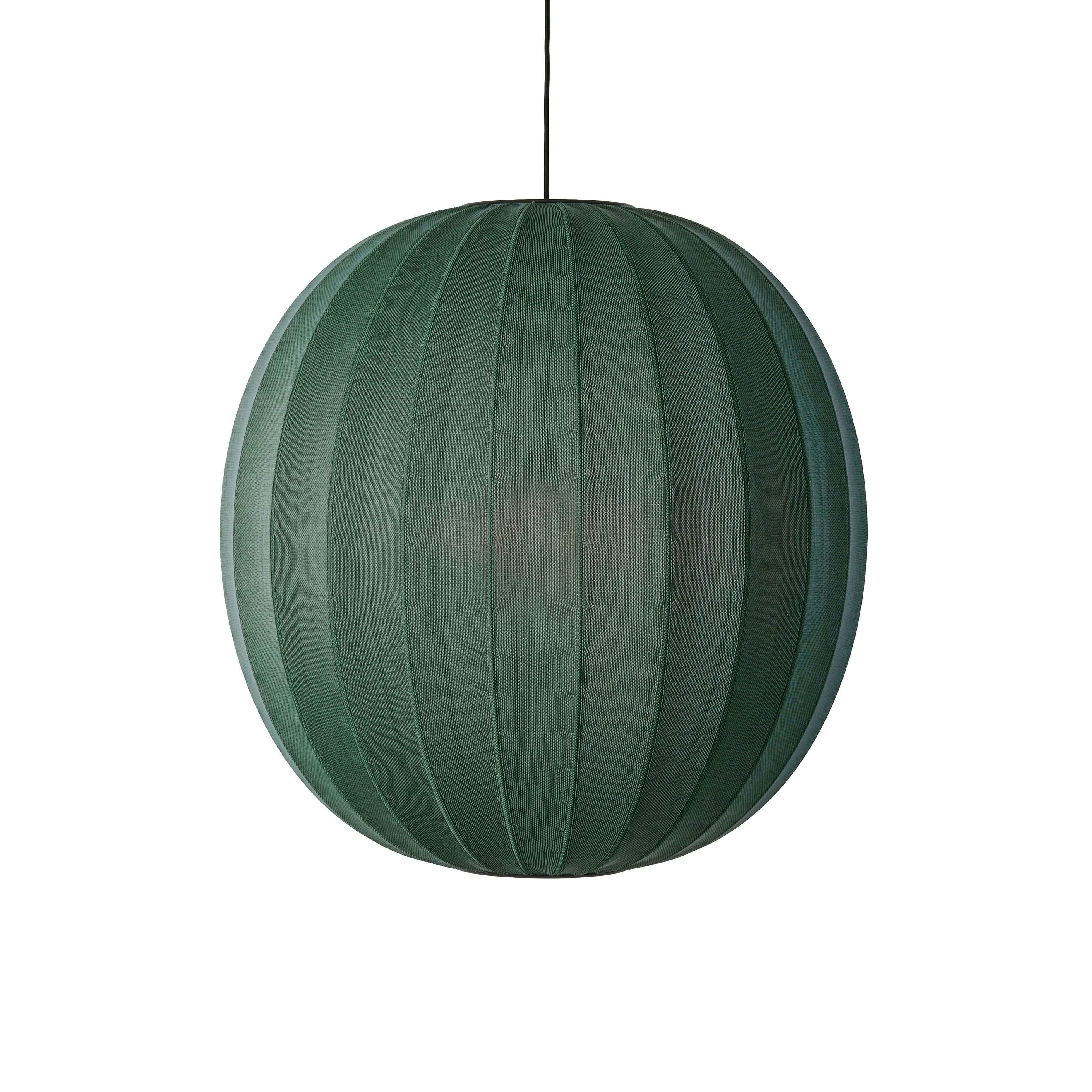 Knit-Wit Round hanging lamp green
