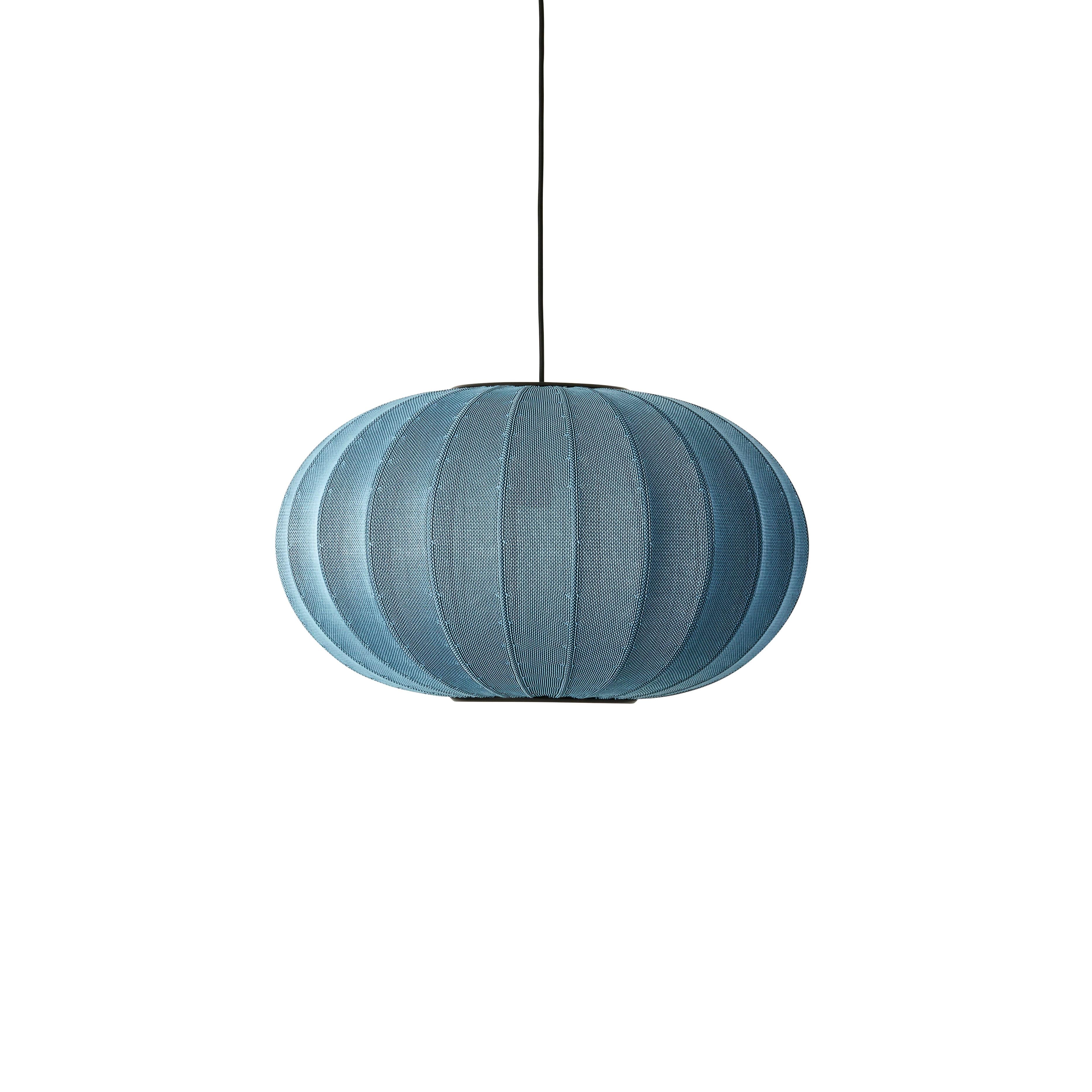 Knit-Wit Oval Blue hanging lamp