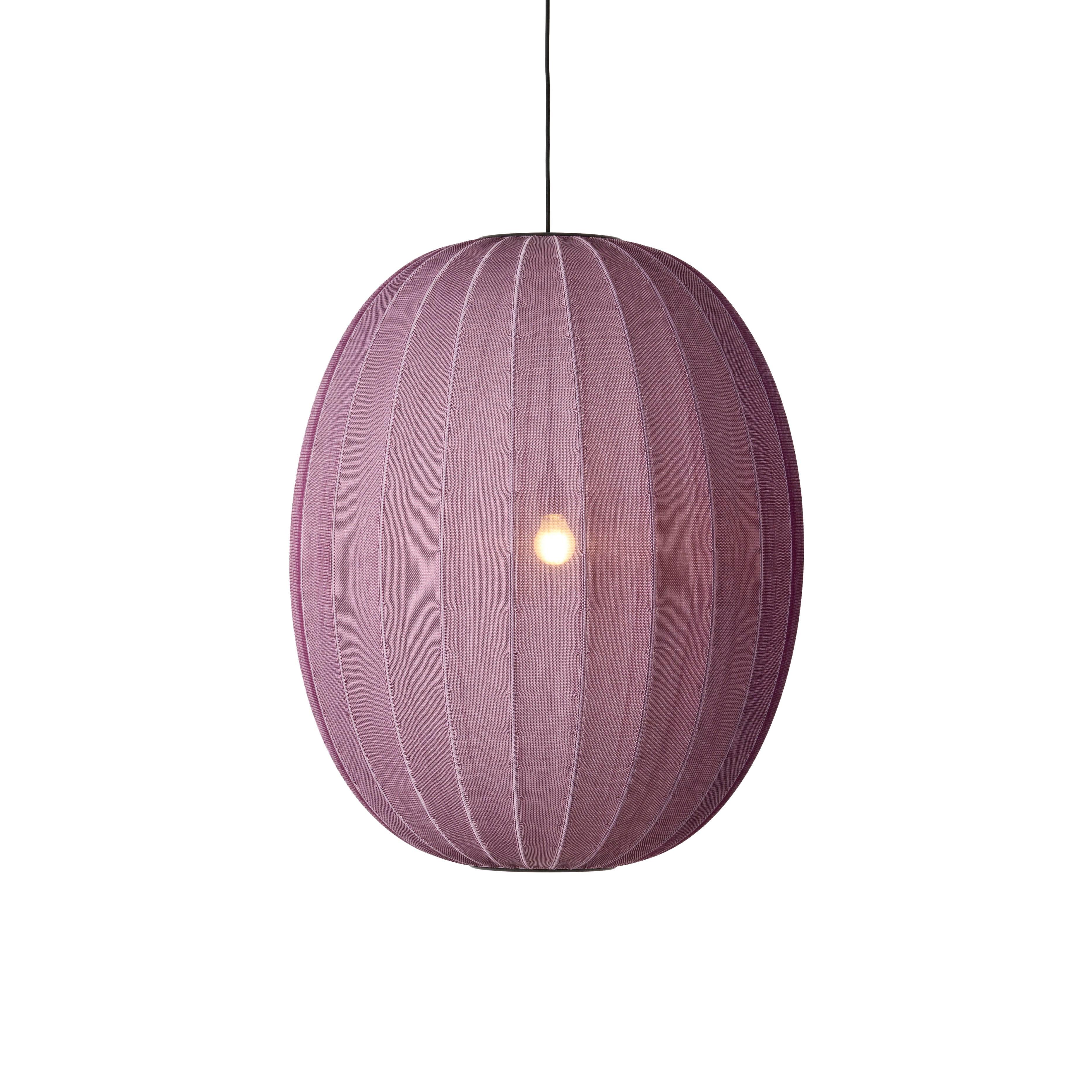 Knit-Wit High Burgundy hanging lamp