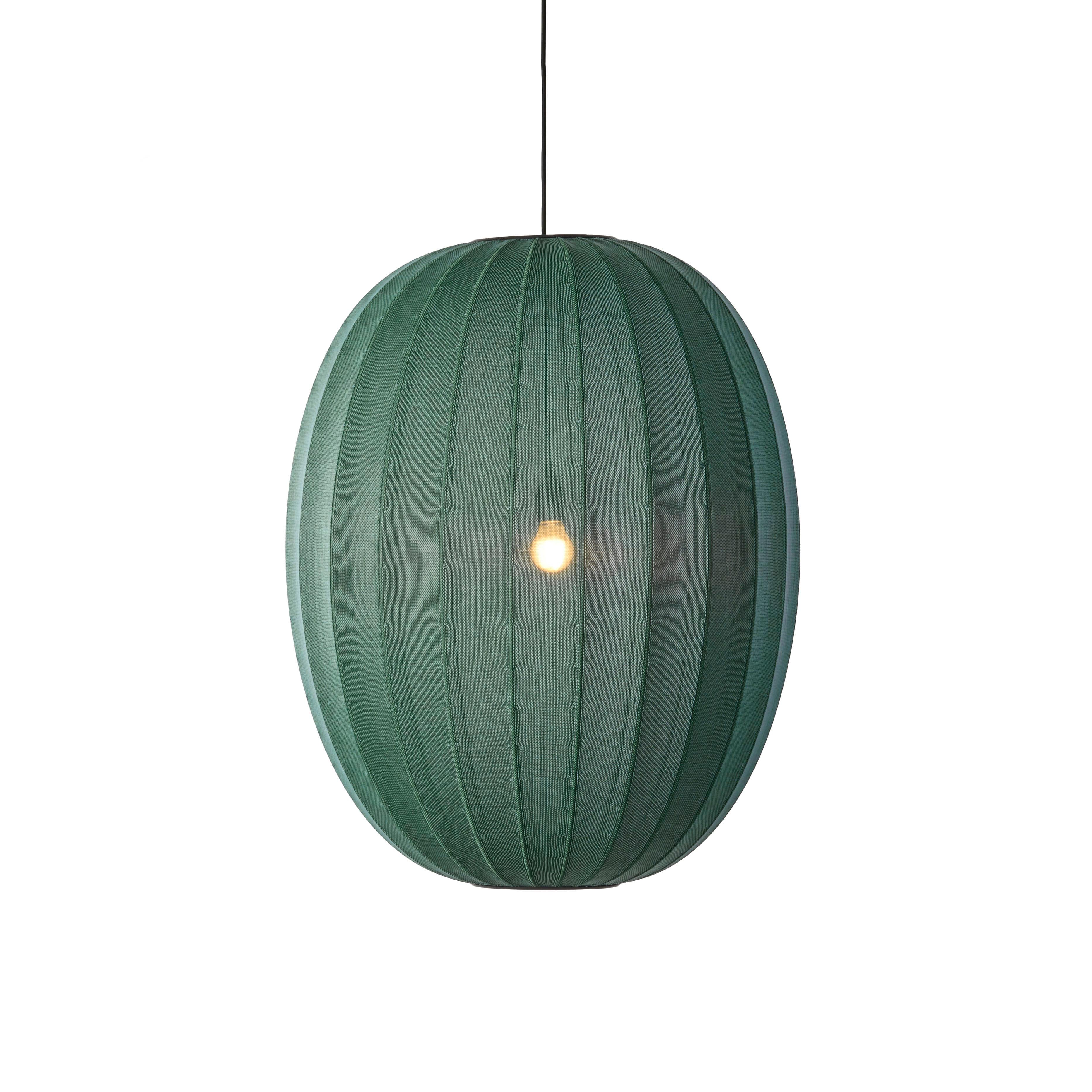 Knit-Wit High Green hanging lamp