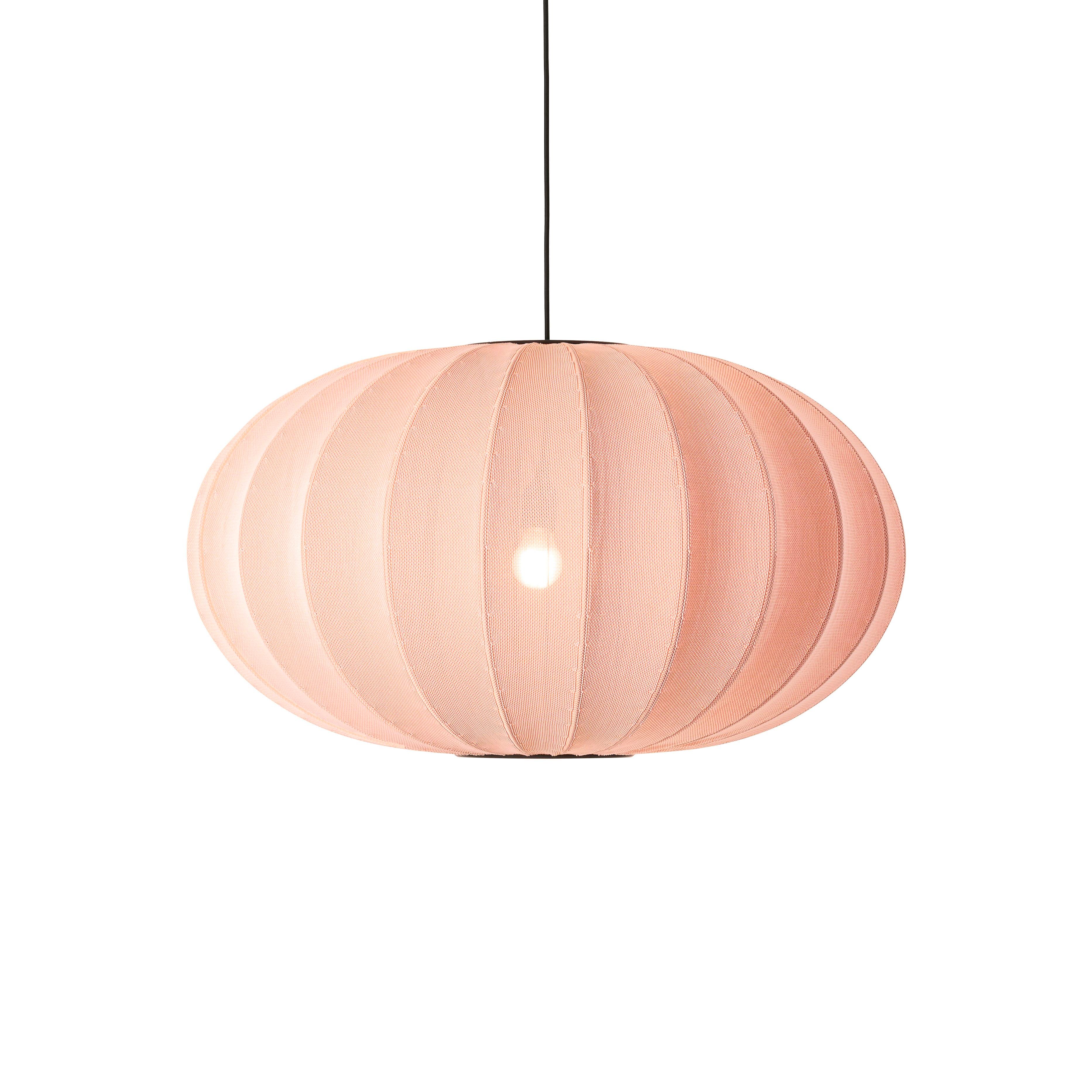 Knit-Wit Oval Coral hanging lamp