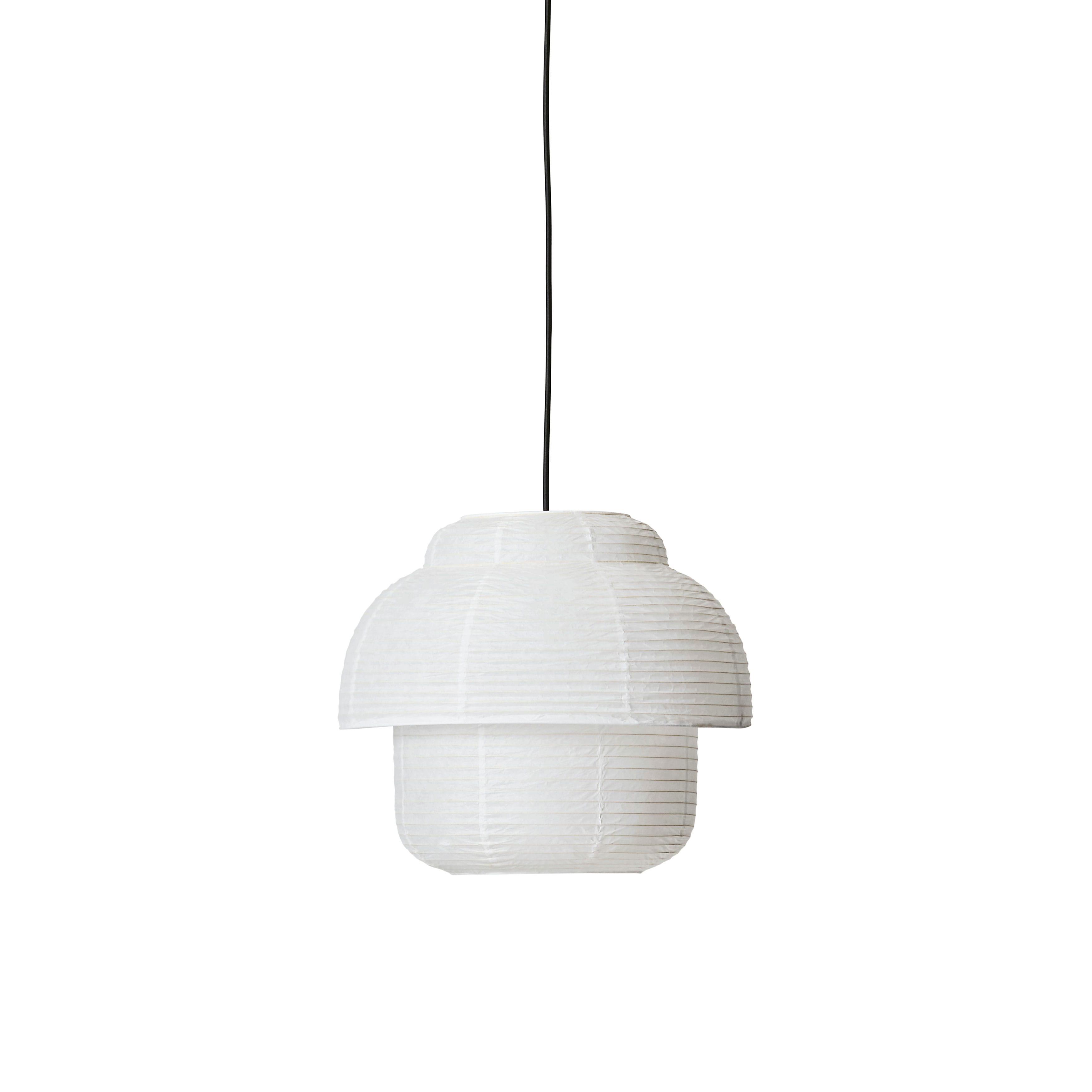 Double white hanging lamp