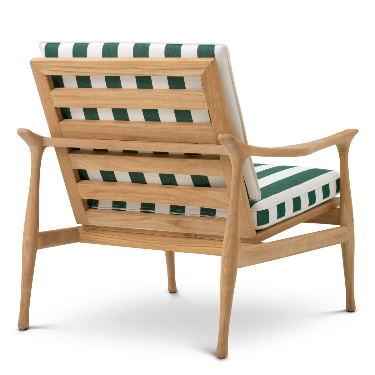 Outdoor Armchair MANZO Green with White