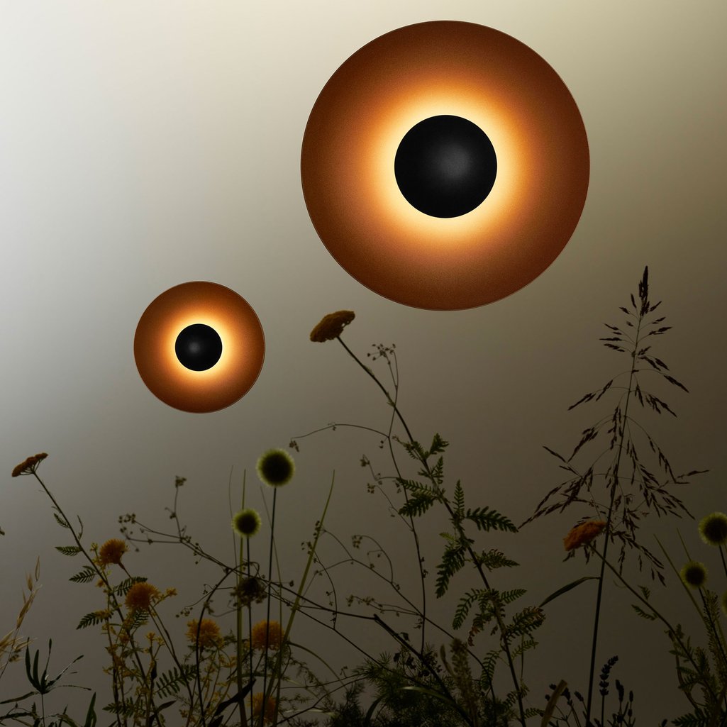 Außenwandleuchte GINGER rötlich-braun