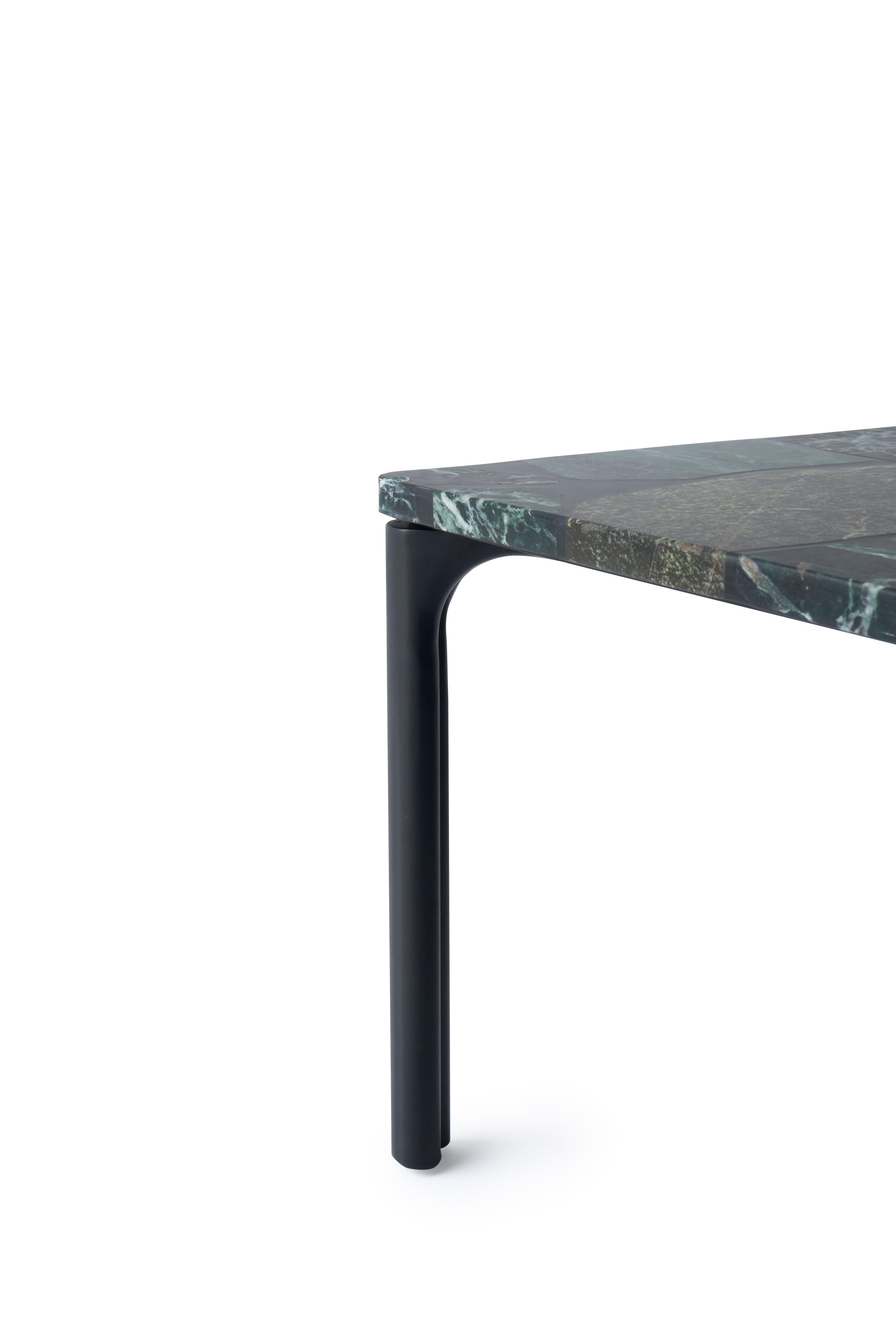 SMASH Coffee Table in Green Marble