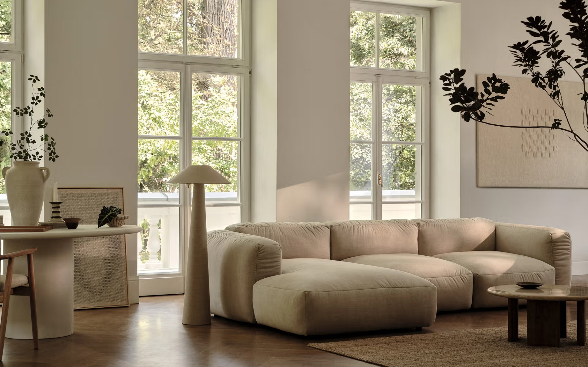 Modular Sofa, "Martina", 4 Seats, Brick, 320x106x75
Made in Europe