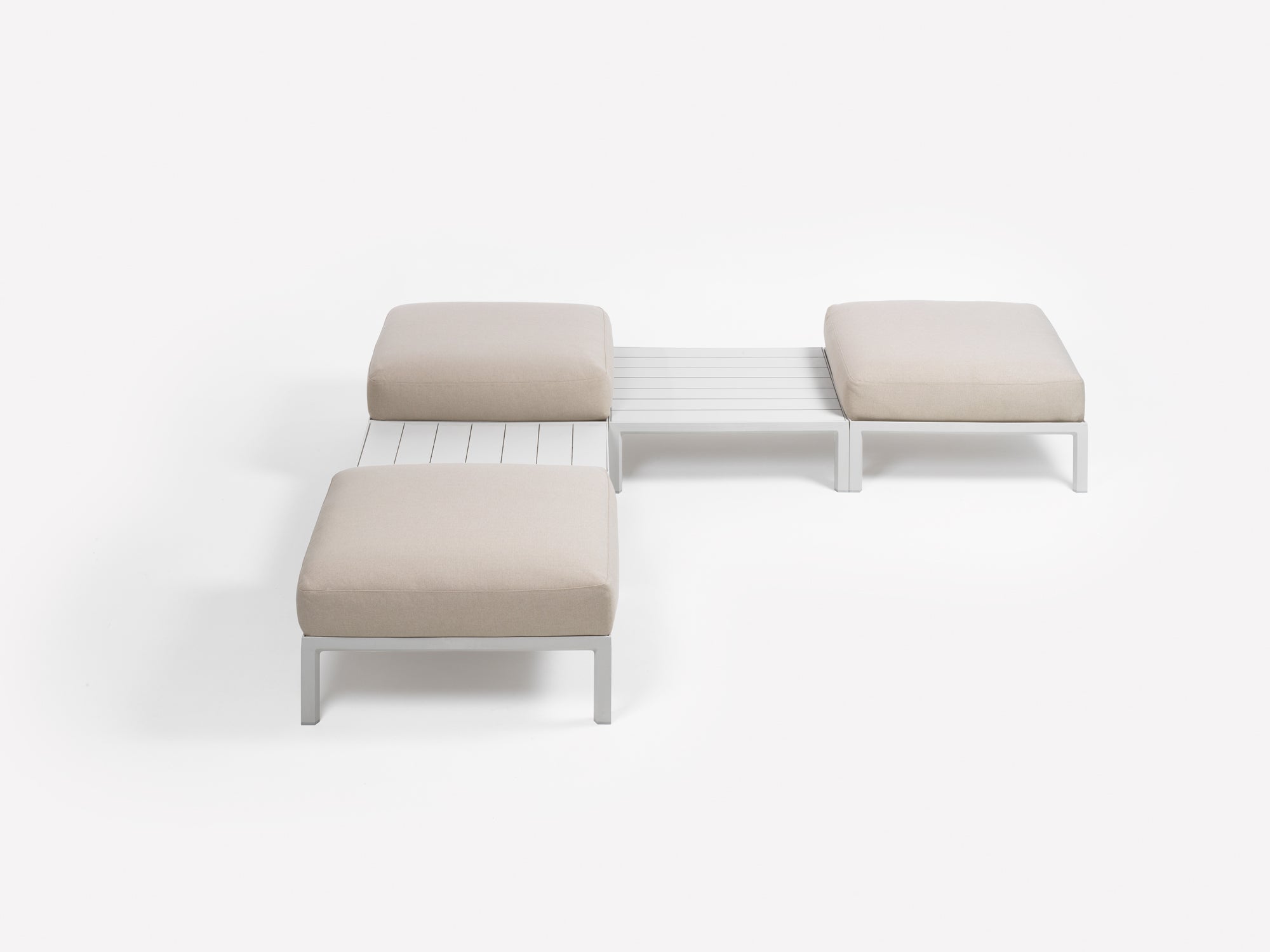 MAXIMO Chalk Square Outdoor Side Table