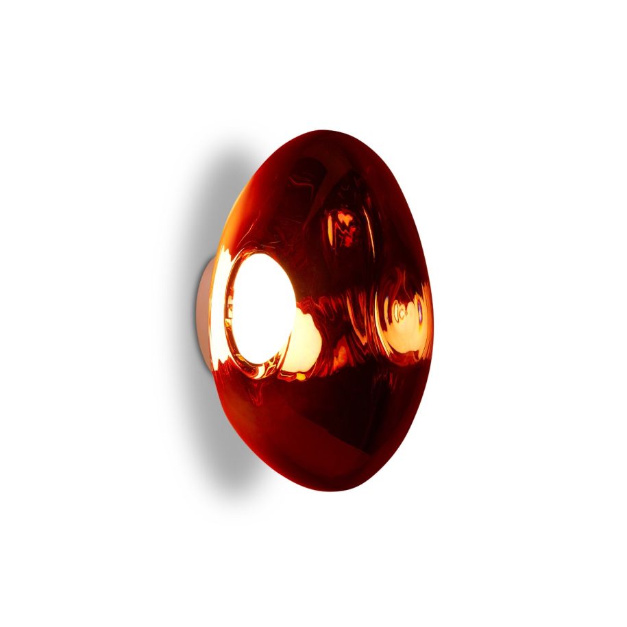 Melt Copper wall lamp