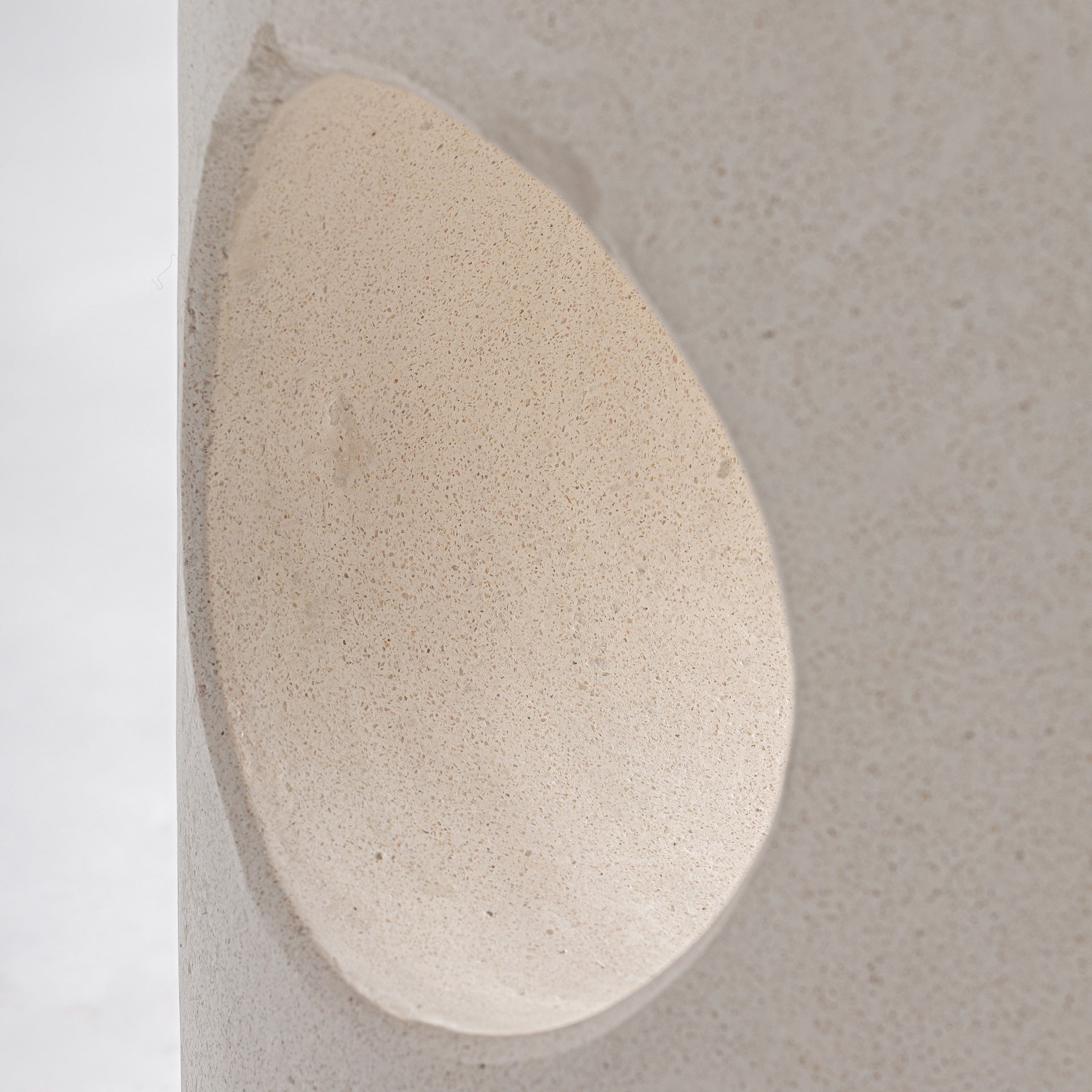 BAUM Side Table Cream Terrazzo