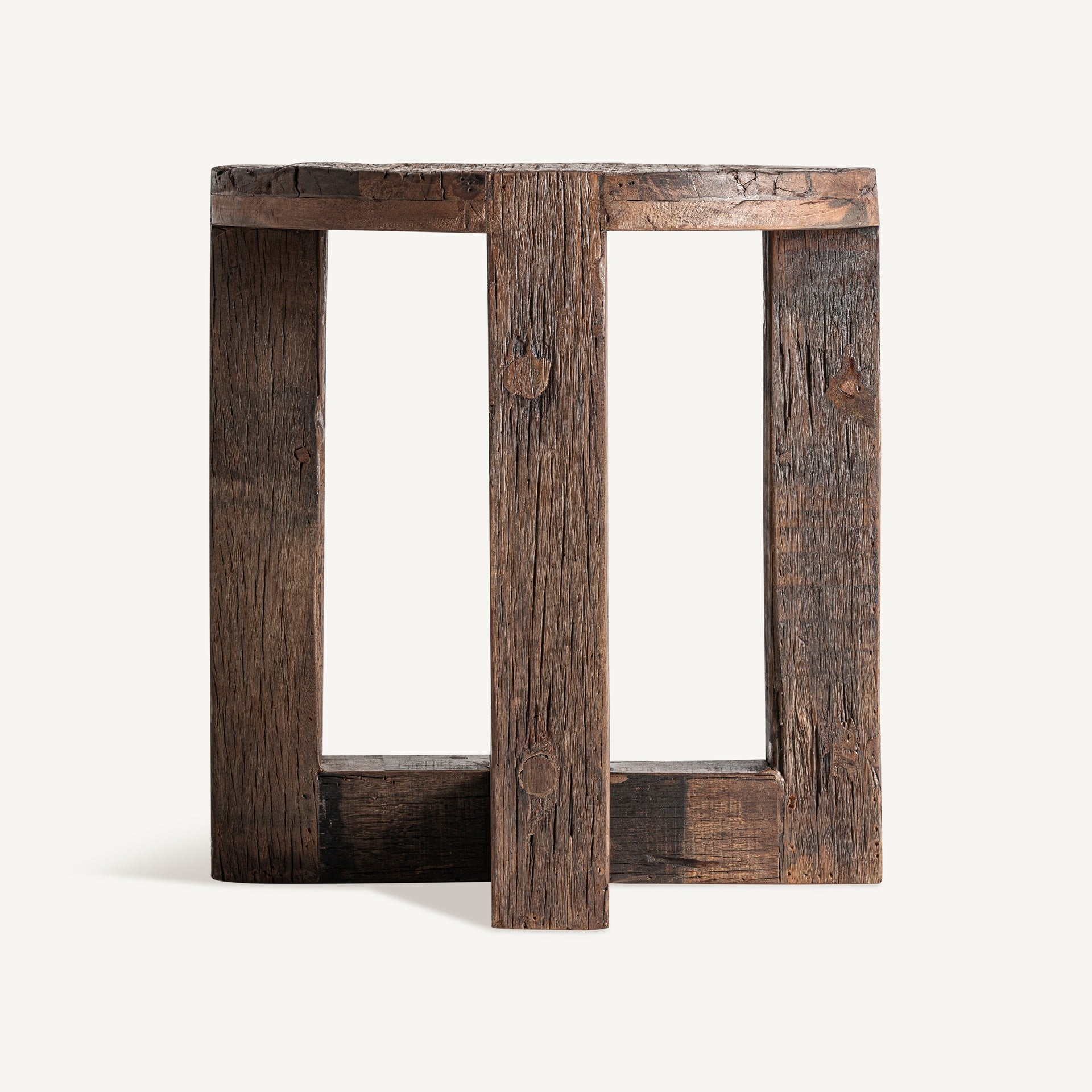 LOSSE Side Table Recycled Wood